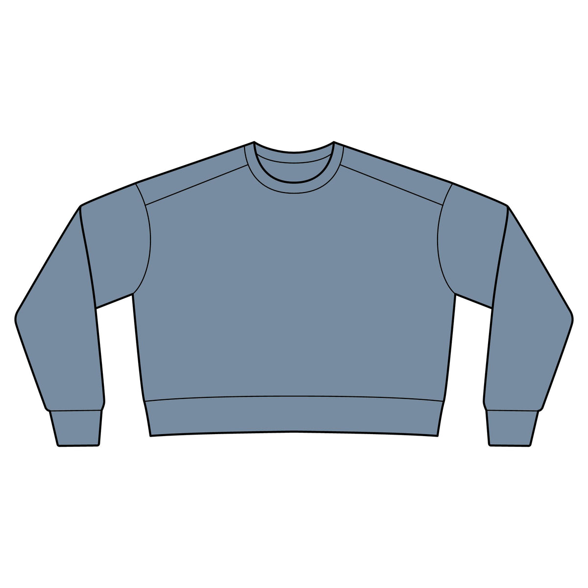 Autumn Coast & Paws Signature Cozy Crop Sweatshirt