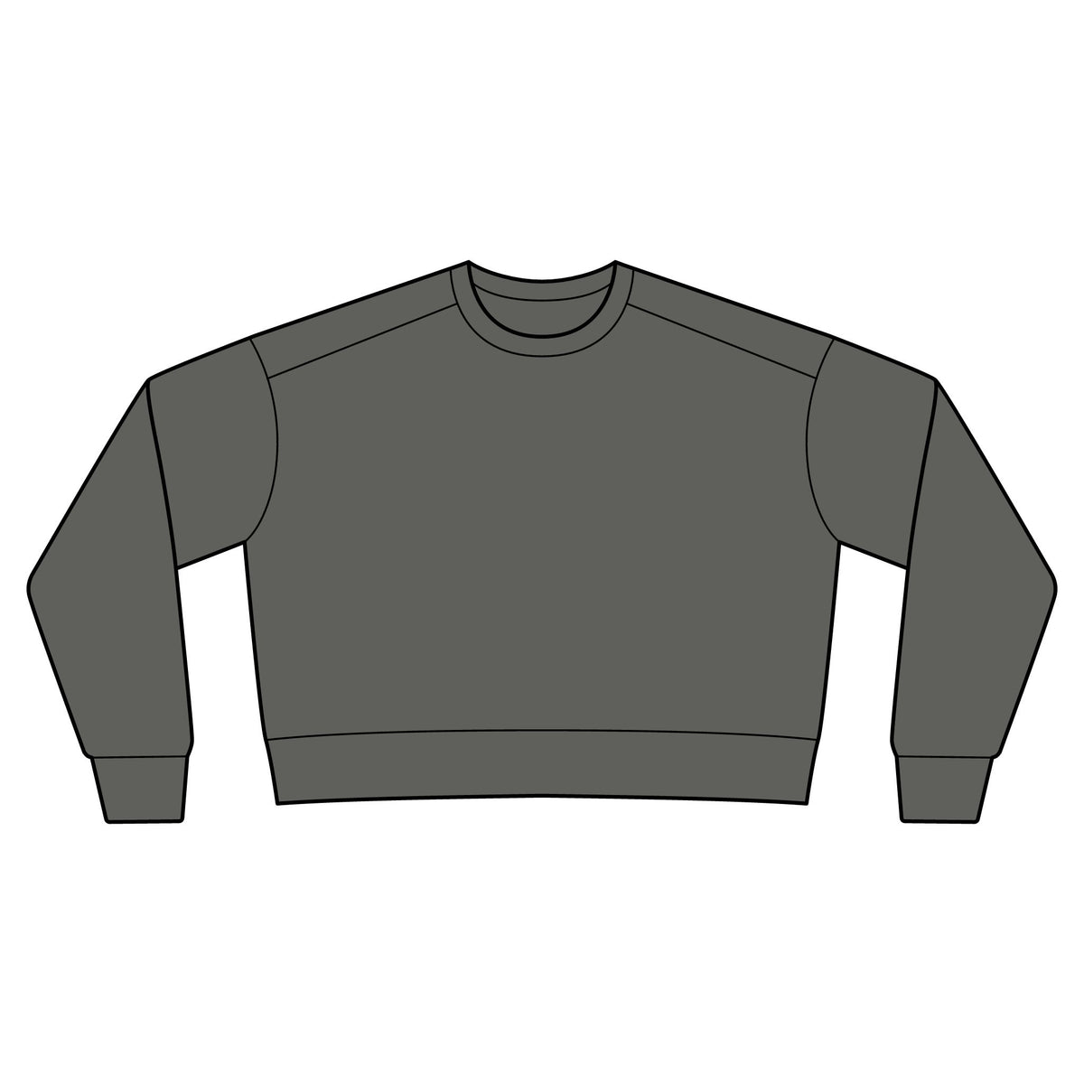 Autumn Coast & Paws Signature Cozy Crop Sweatshirt