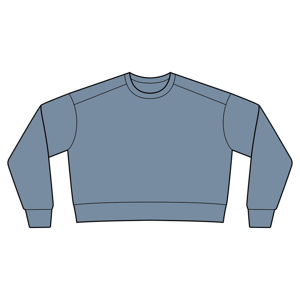 Autumn Coast & Paws Signature Cozy Crop Sweatshirt