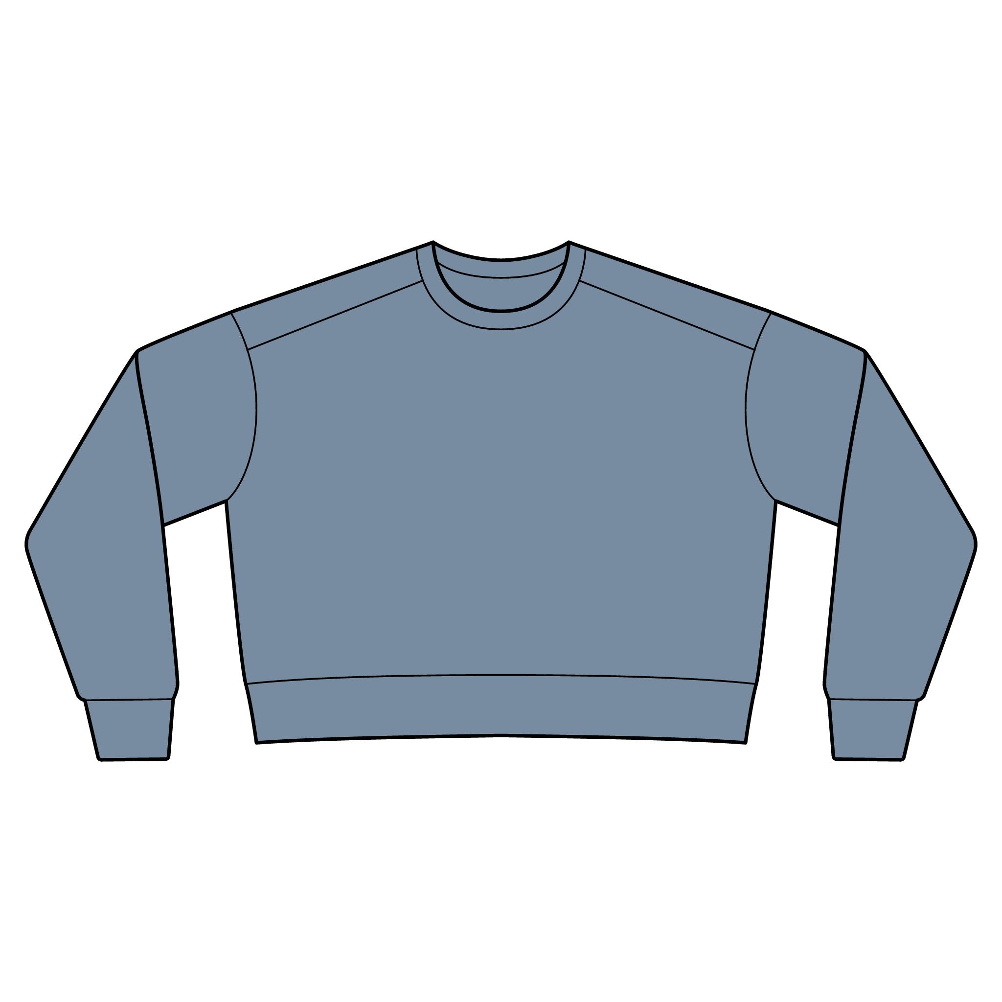 Autumn Coast & Paws Signature Cozy Crop Sweatshirt