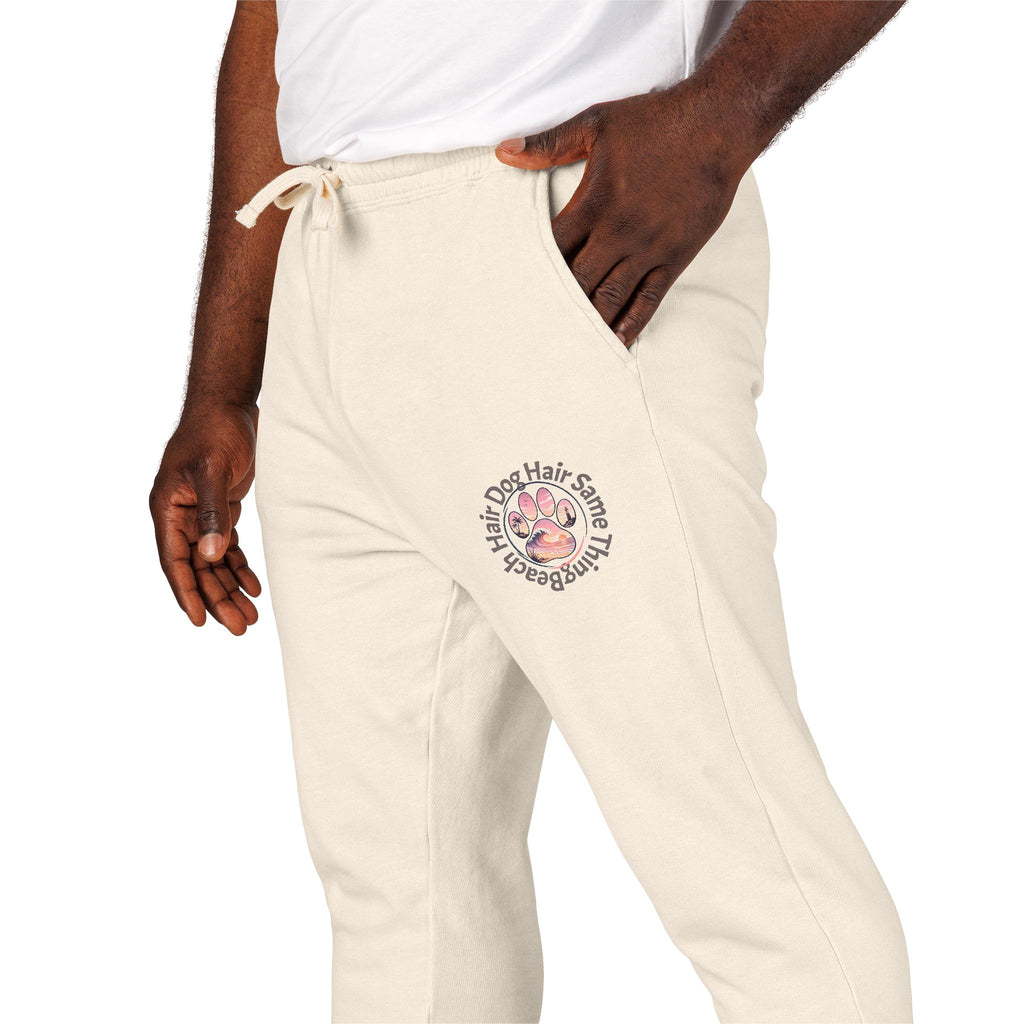 Beach Hair, Dog Hair, Same Thing Sweatpants — Garment-Dyed Fleece Joggers