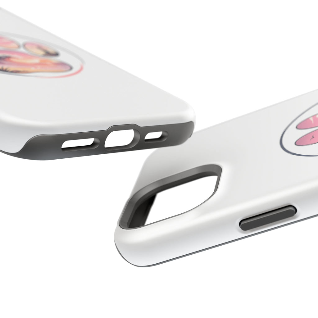 Beach Paw Phone Case — Impact-Resistant Tropical Paw Print iPhone Cover