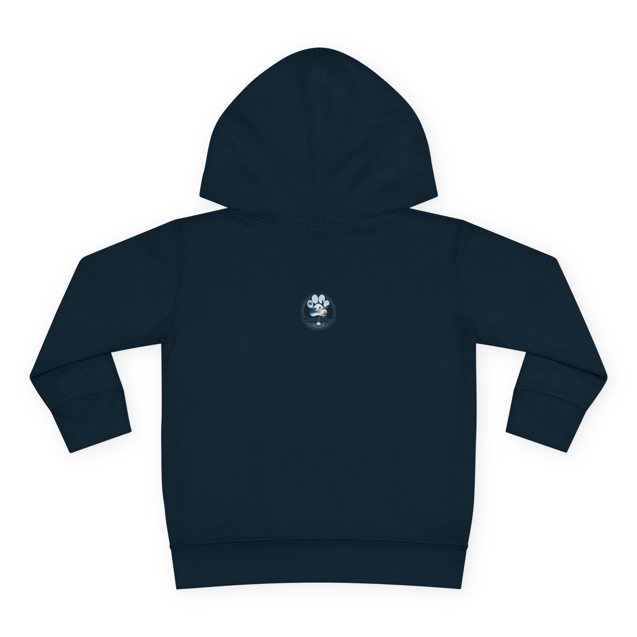 Toddler Hoodie — Golden Retriever with Bandana Graphic