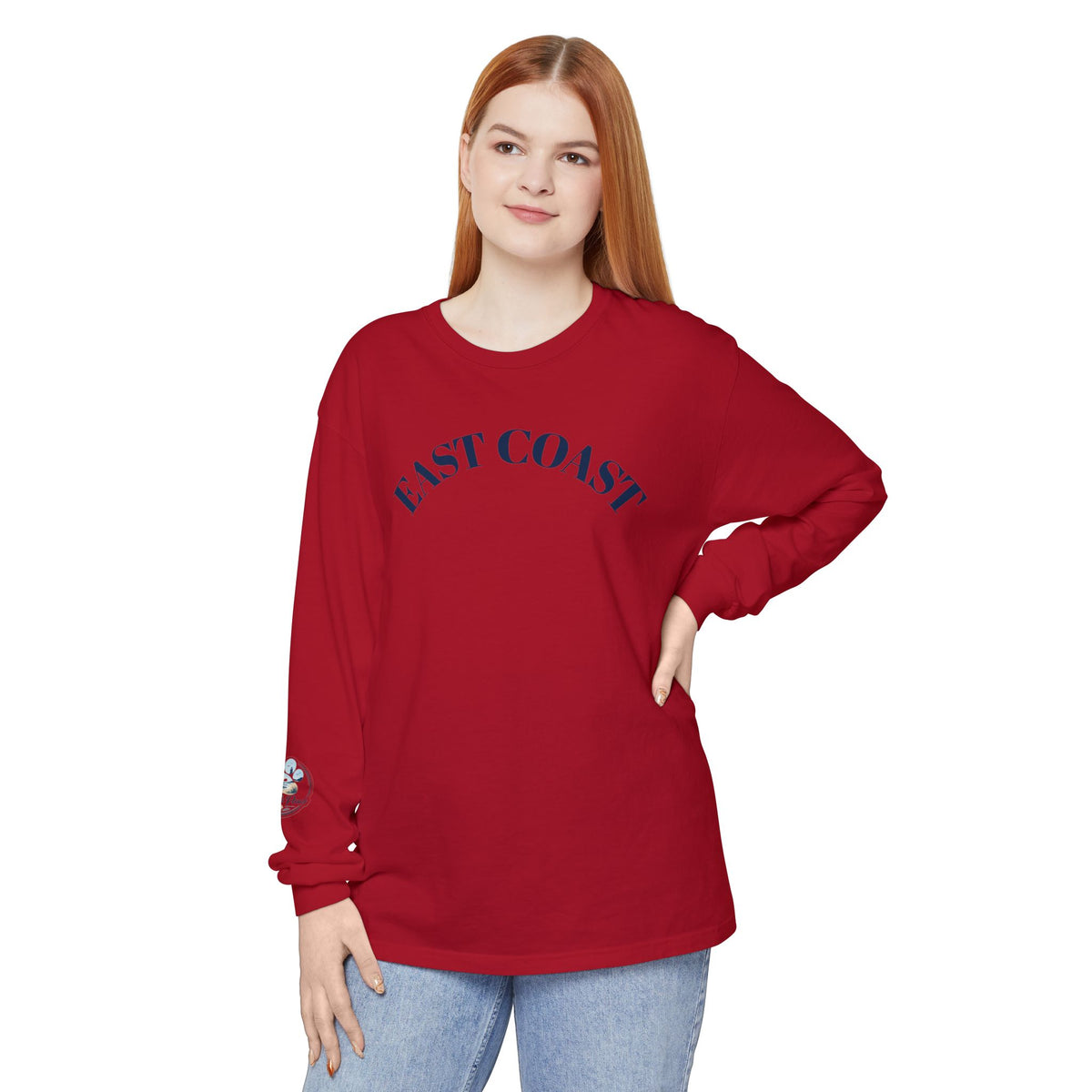 East Coast Long Sleeve Tee — Classic Nautical Graphic