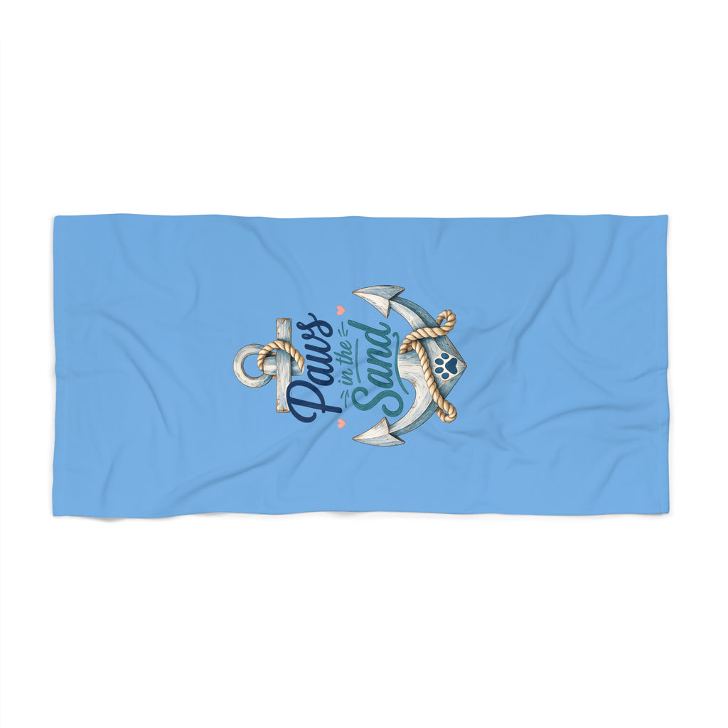 Beach Towel — paws In The Sand Beach Towel