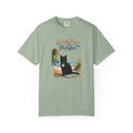Sandy Paws Are Purrfect - Comfort Colors Unisex Garment Dyed Cat Beach T-Shirt