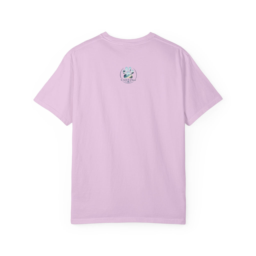 Treat Dealer Beach T-Shirt — Cute Dog Paw Surf Graphic