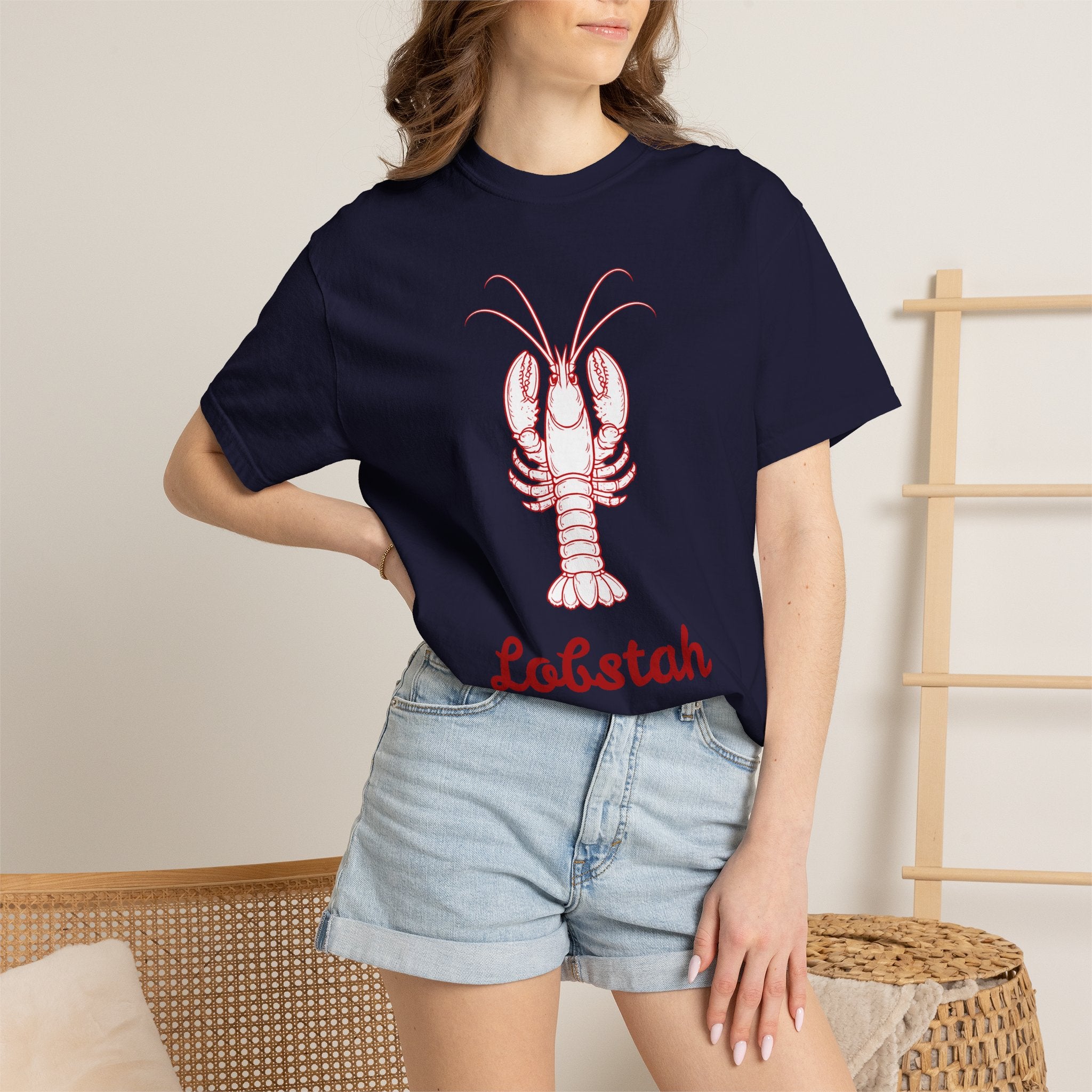 Lobstah Tee — Retro Lobster Graphic T-Shirt