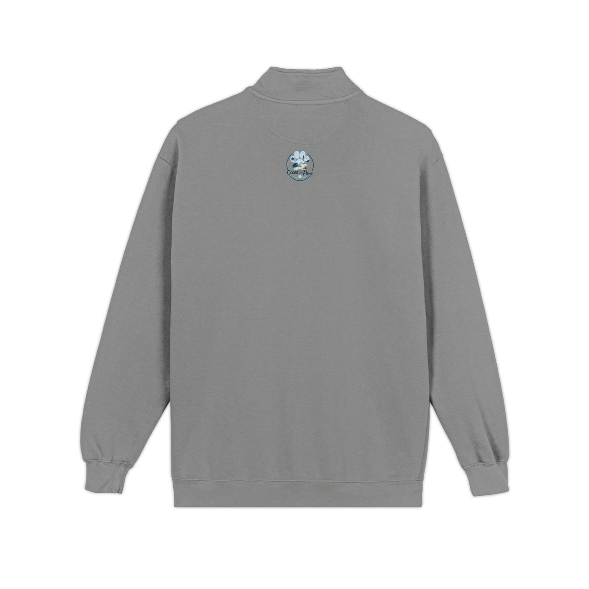 Quarter-Zip Sweatshirt — "Treat Dealer" Paw