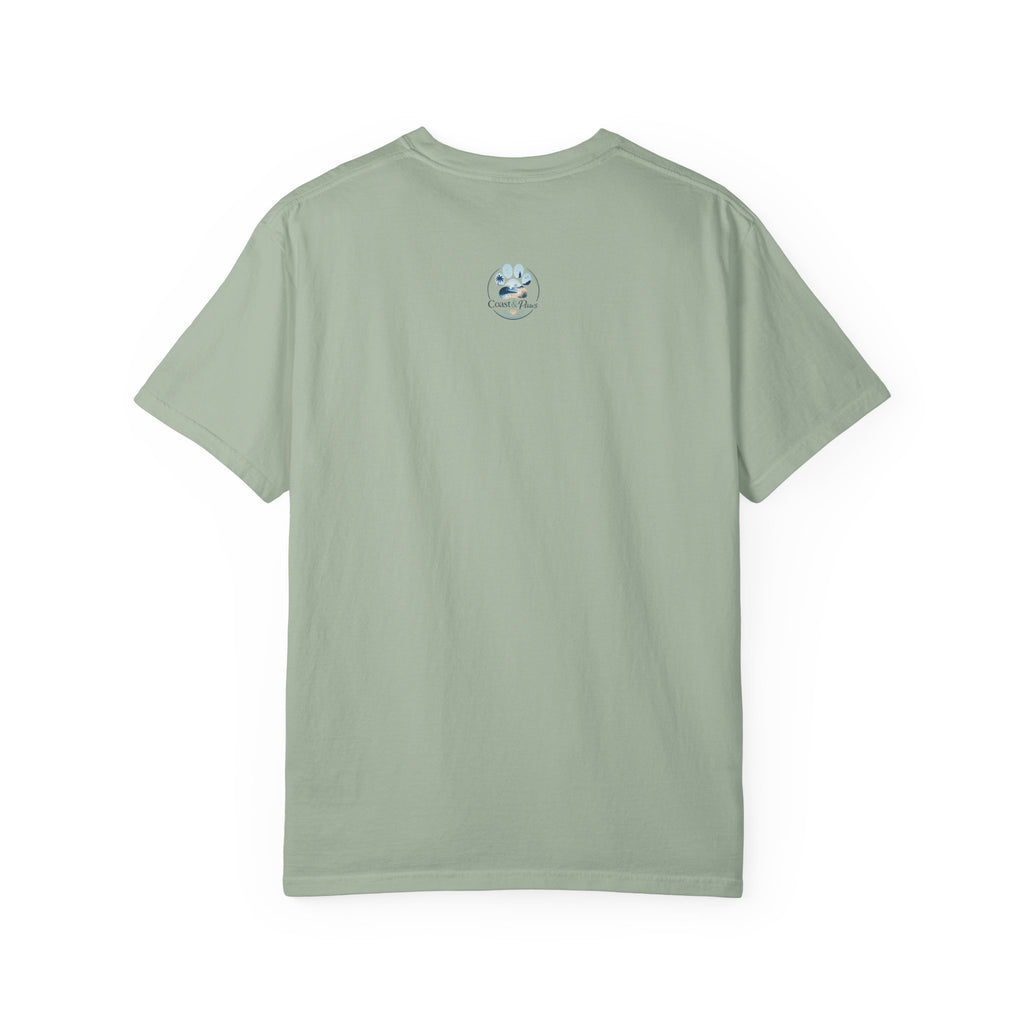 Sandy Paws Sunny Days T-Shirt — Unisex Comfort Colors Graphic Tee