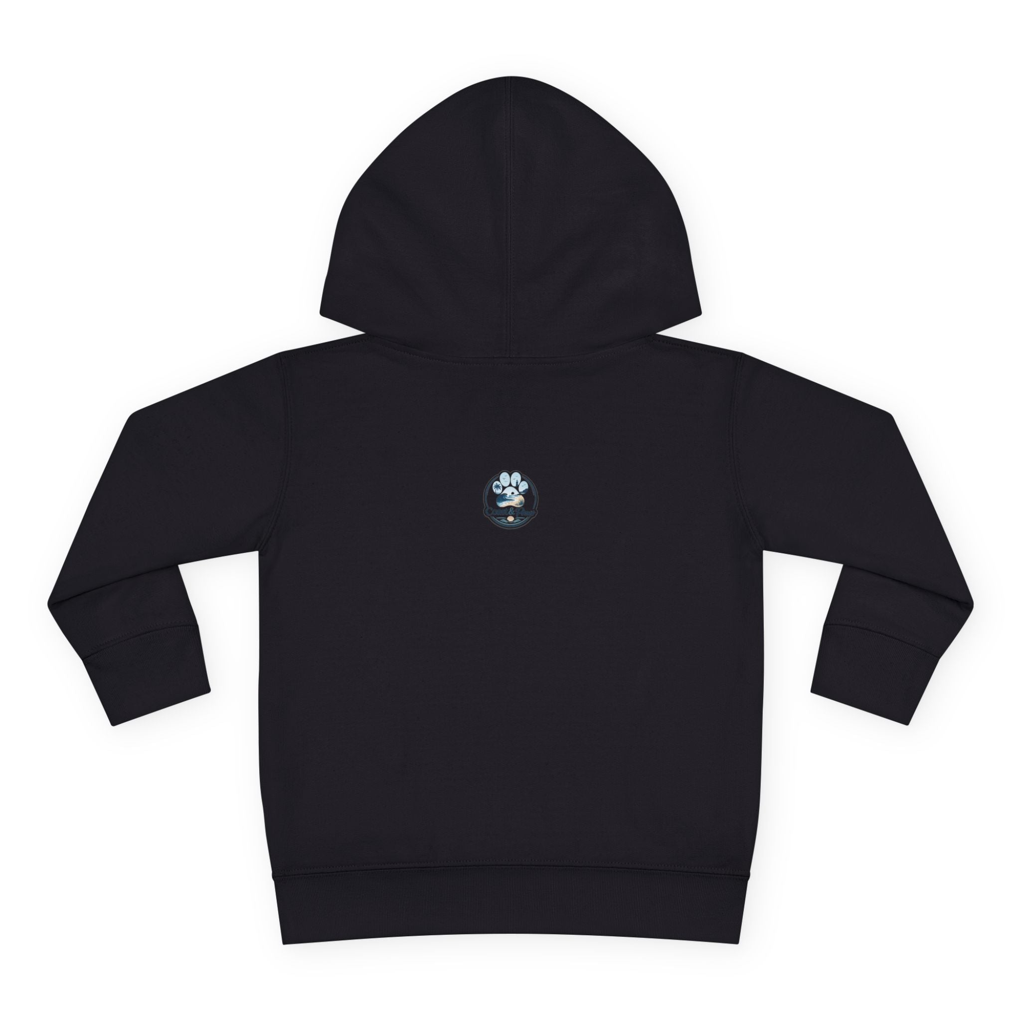 Toddler Hoodie — Golden Retriever with Bandana Graphic