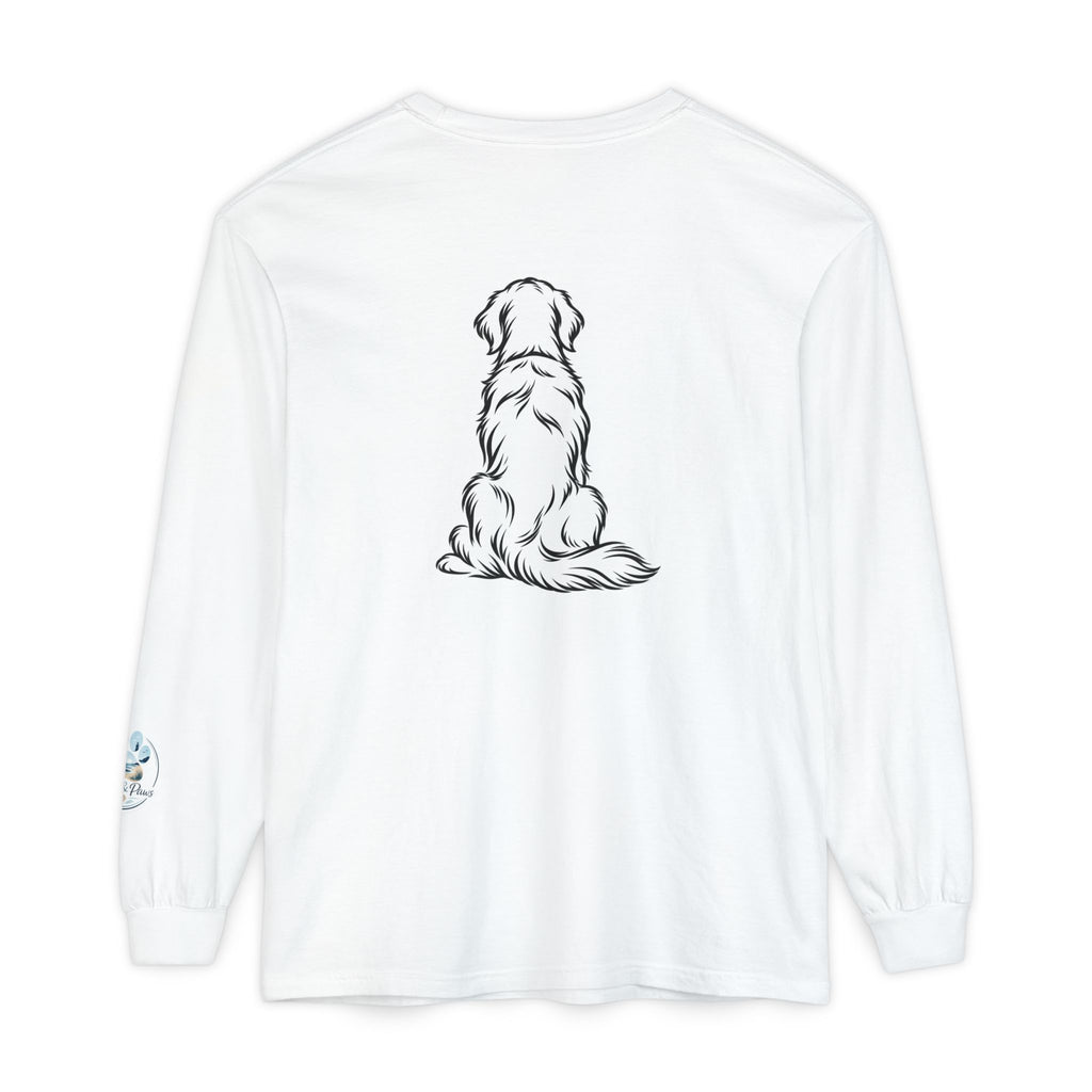 Golden Retriever Front & Back Unisex Long Sleeve Tee
