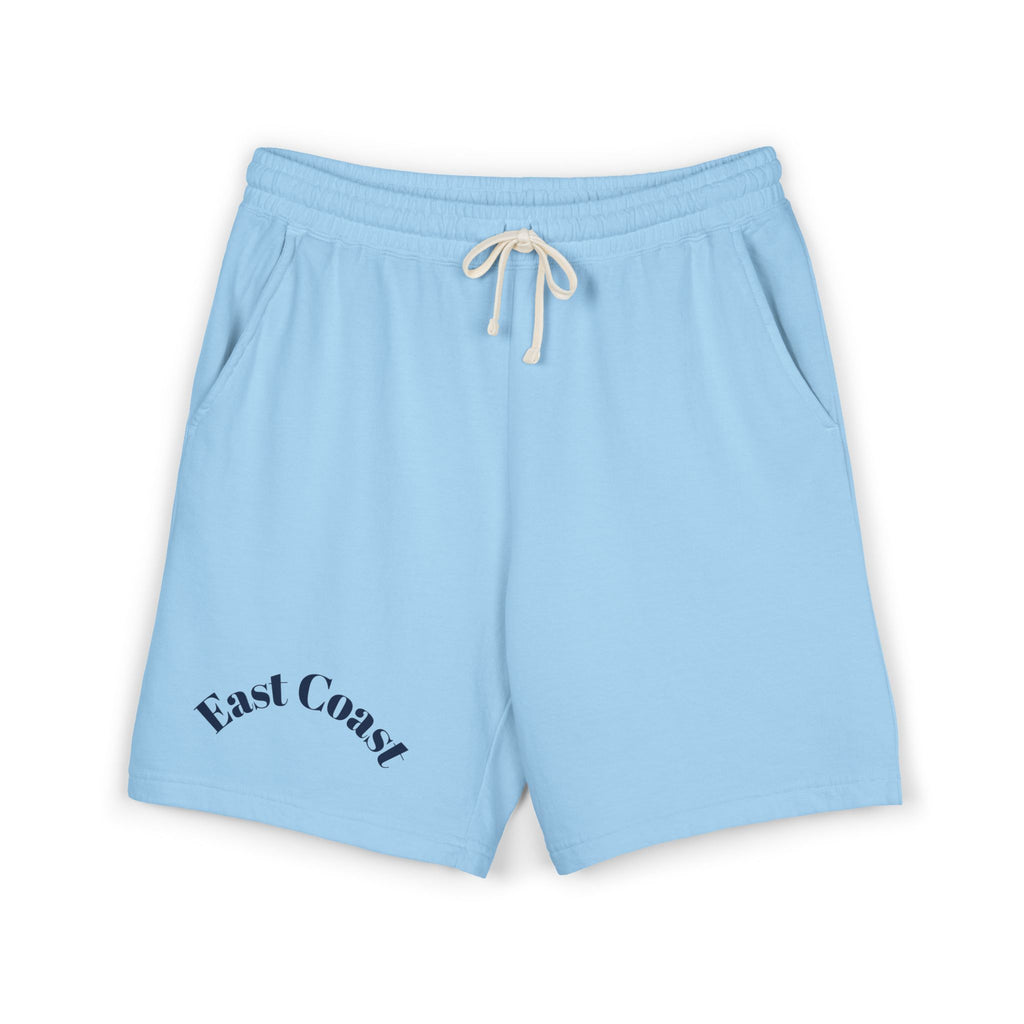 East Coast Graphic Sweat Shorts — Lightweight Garment-Dyed Fleece