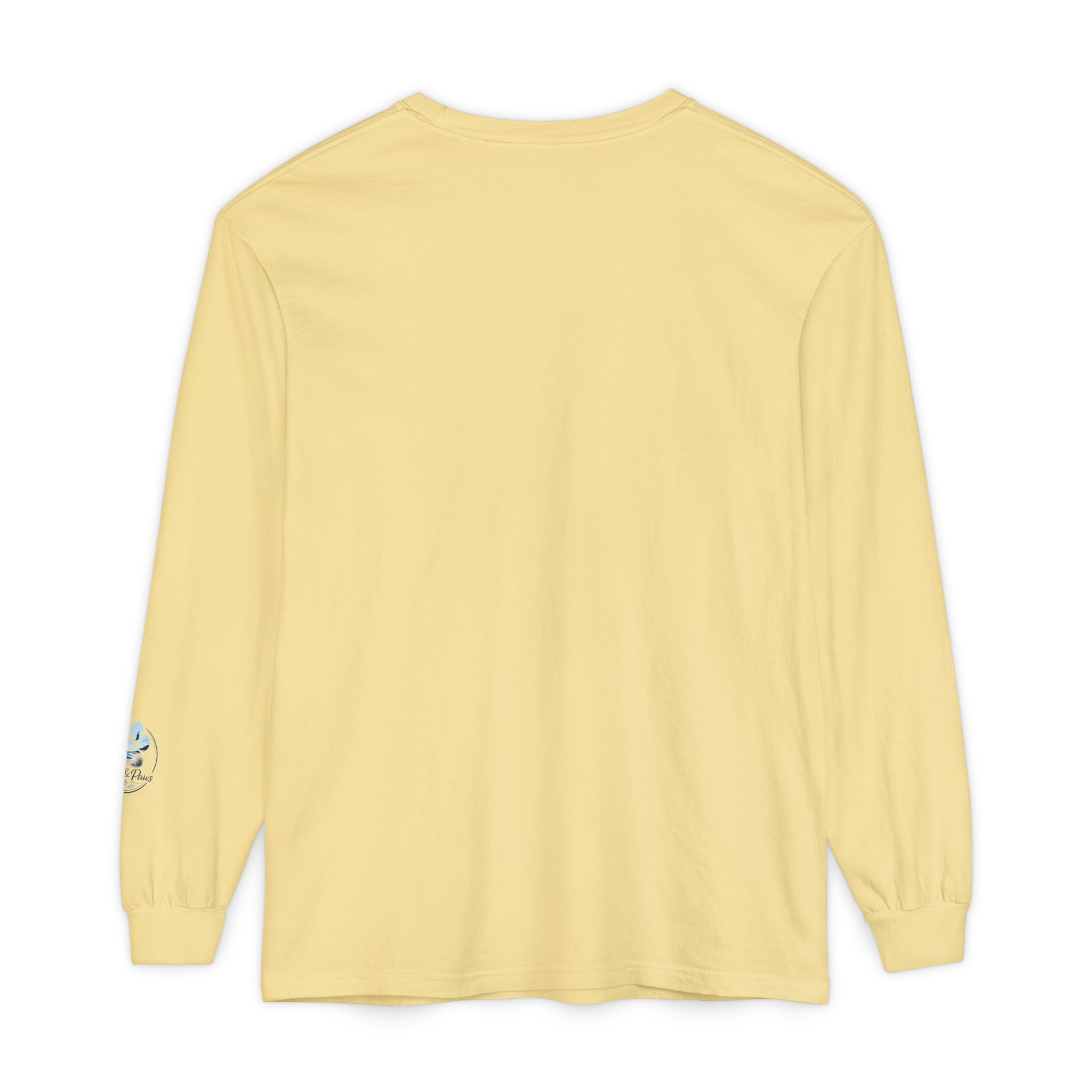 Jeep Girl Long Sleeve Tee — Fall Adventure Pumpkins & Dog Graphic