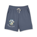 Beach Days Paw-Print Sweat Shorts — Lightweight Fleece Summer Lounge Shorts