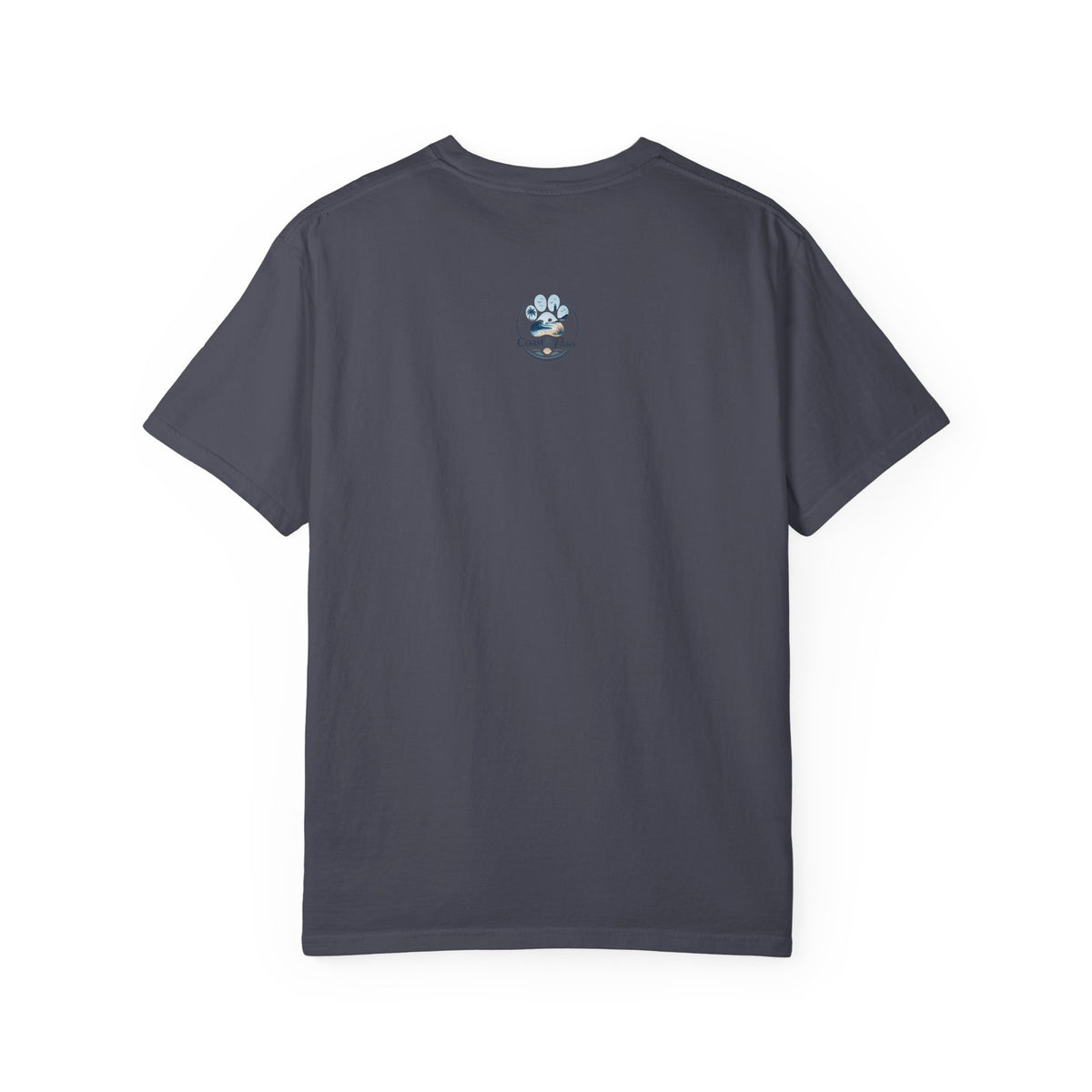Coastal Soul Canine Heart T-shirt | Beach Dog Sunset Design