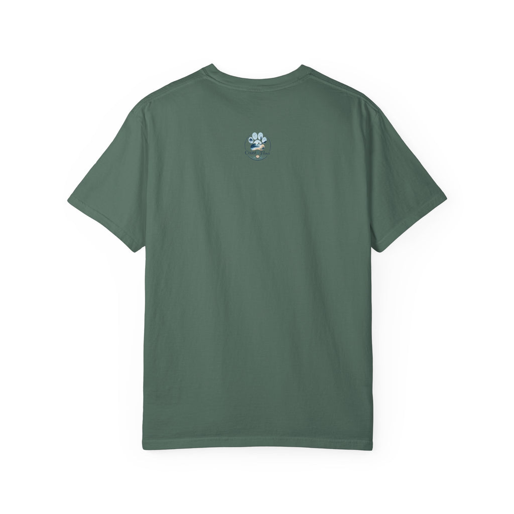 Sandy Paws Sunny Days T-Shirt — Unisex Comfort Colors Graphic Tee