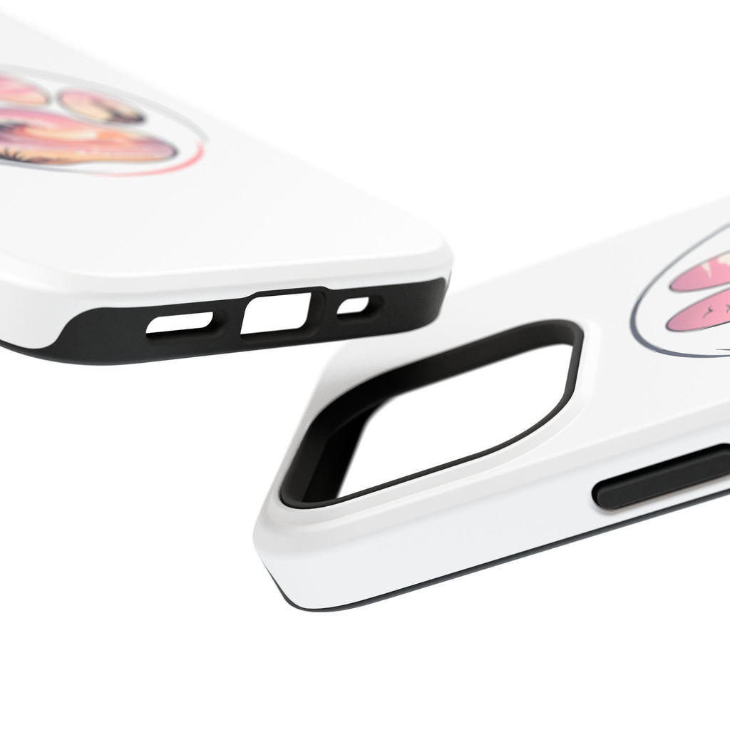 Beach Paw Phone Case — Impact-Resistant Tropical Paw Print iPhone Cover
