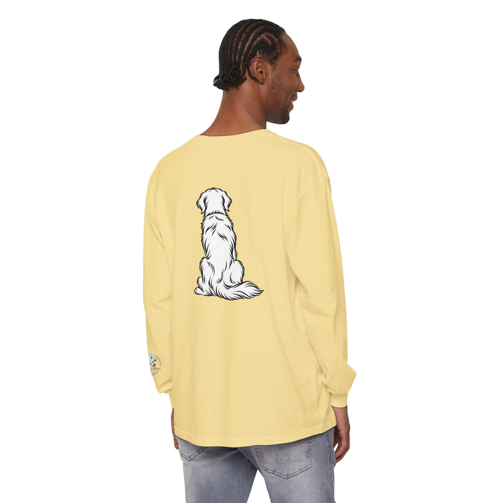 Golden Retriever Front & Back Unisex Long Sleeve Tee