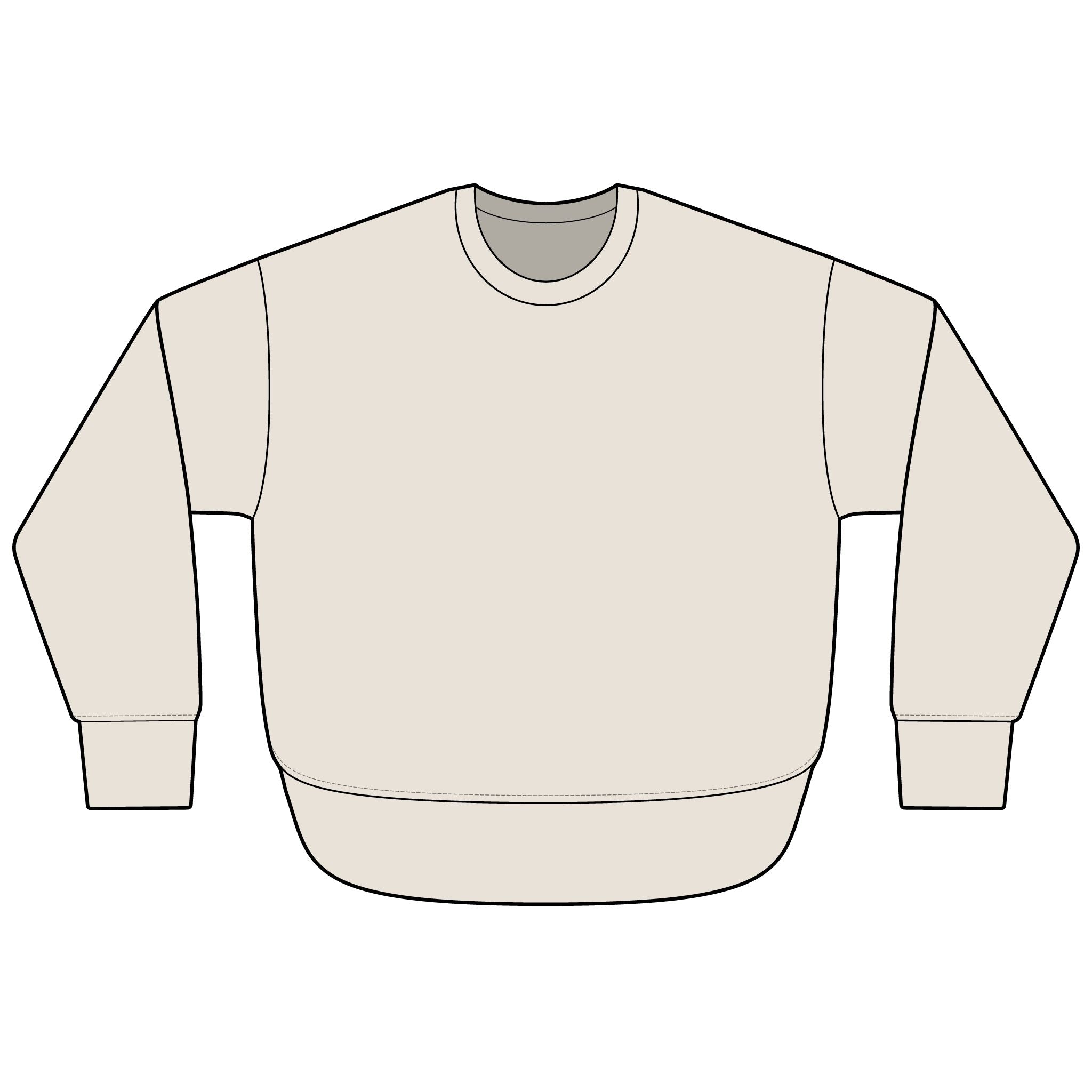 Cool Breezes & Sunsets Soft & Cozy Weekend Fleece Sweatshirt - Raw Edges