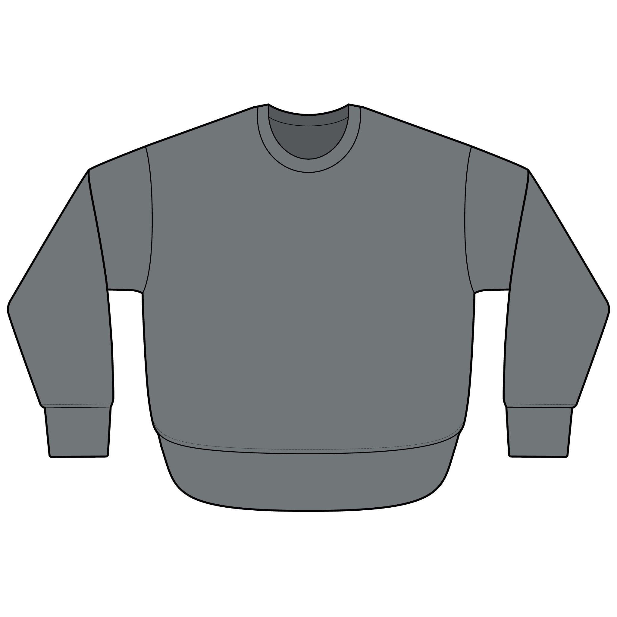 Cool Breezes & Sunsets Soft & Cozy Weekend Fleece Sweatshirt - Raw Edges