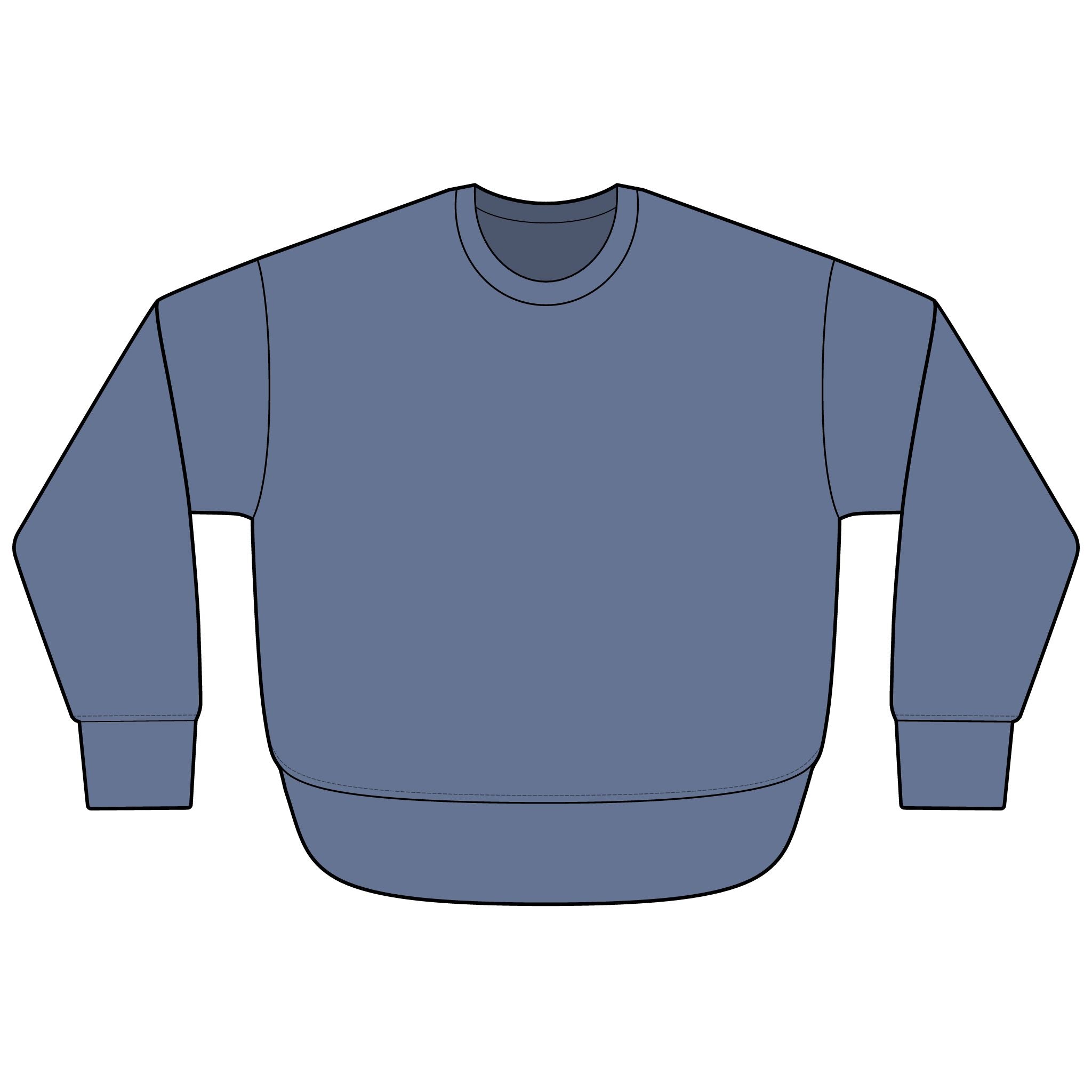 Cool Breezes & Sunsets Soft & Cozy Weekend Fleece Sweatshirt - Raw Edges