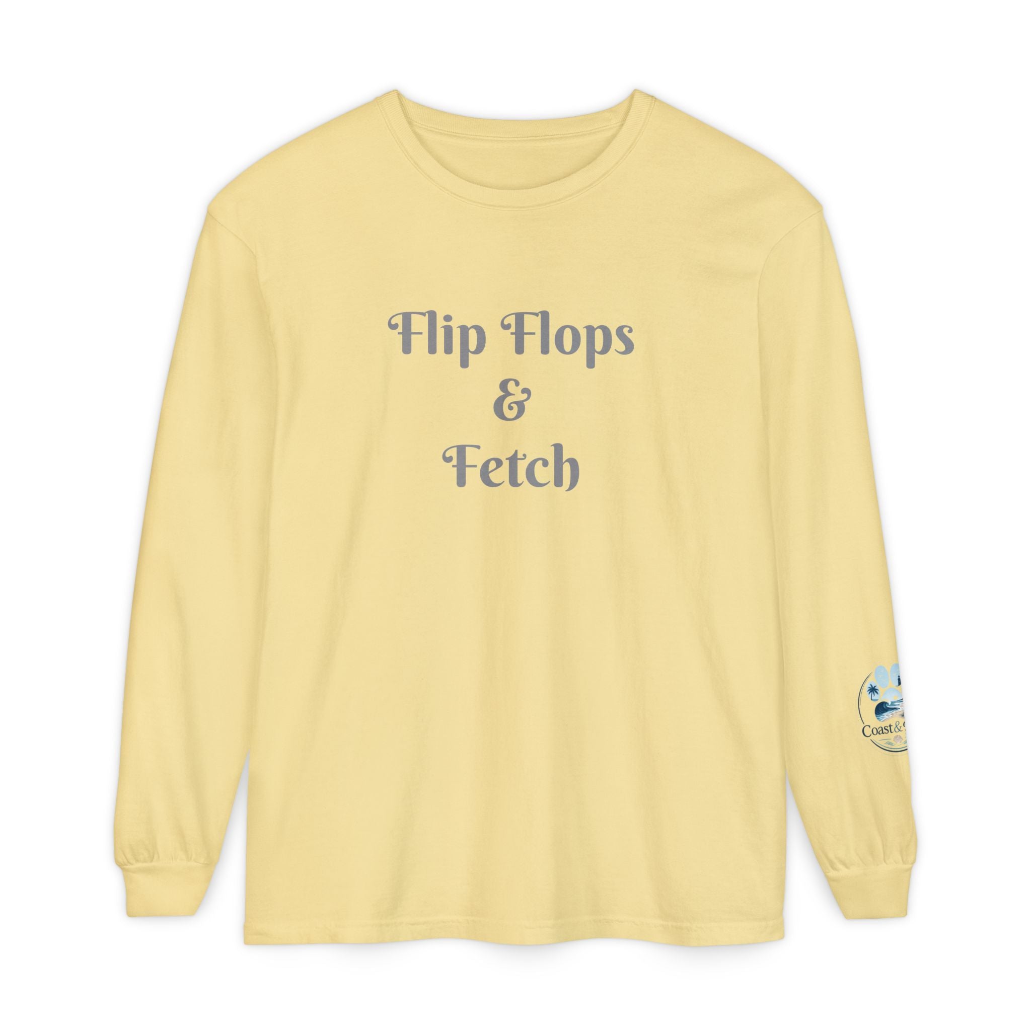 Flip Flops & Fetch Long Sleeve T-Shirt