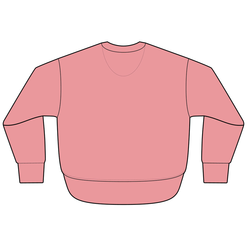 Cool Breezes & Sunsets Soft & Cozy Weekend Fleece Sweatshirt - Raw Edges
