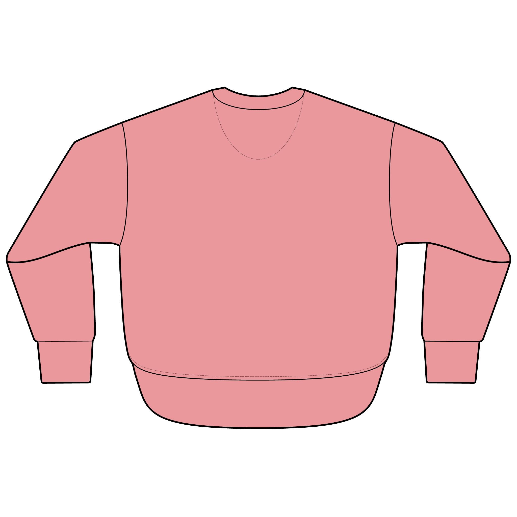 Cool Breezes & Sunsets Soft & Cozy Weekend Fleece Sweatshirt - Raw Edges