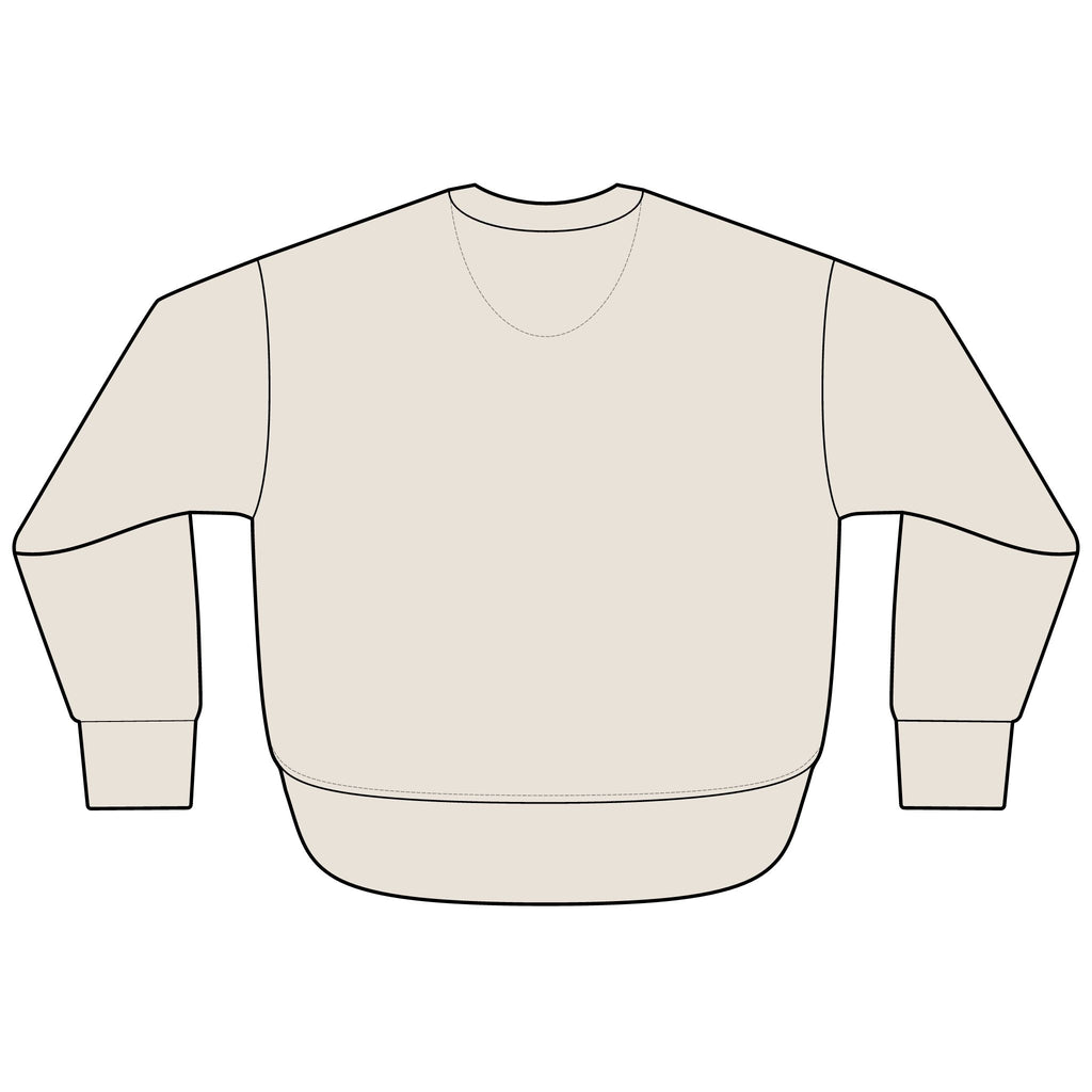 Cool Breezes & Sunsets Soft & Cozy Weekend Fleece Sweatshirt - Raw Edges