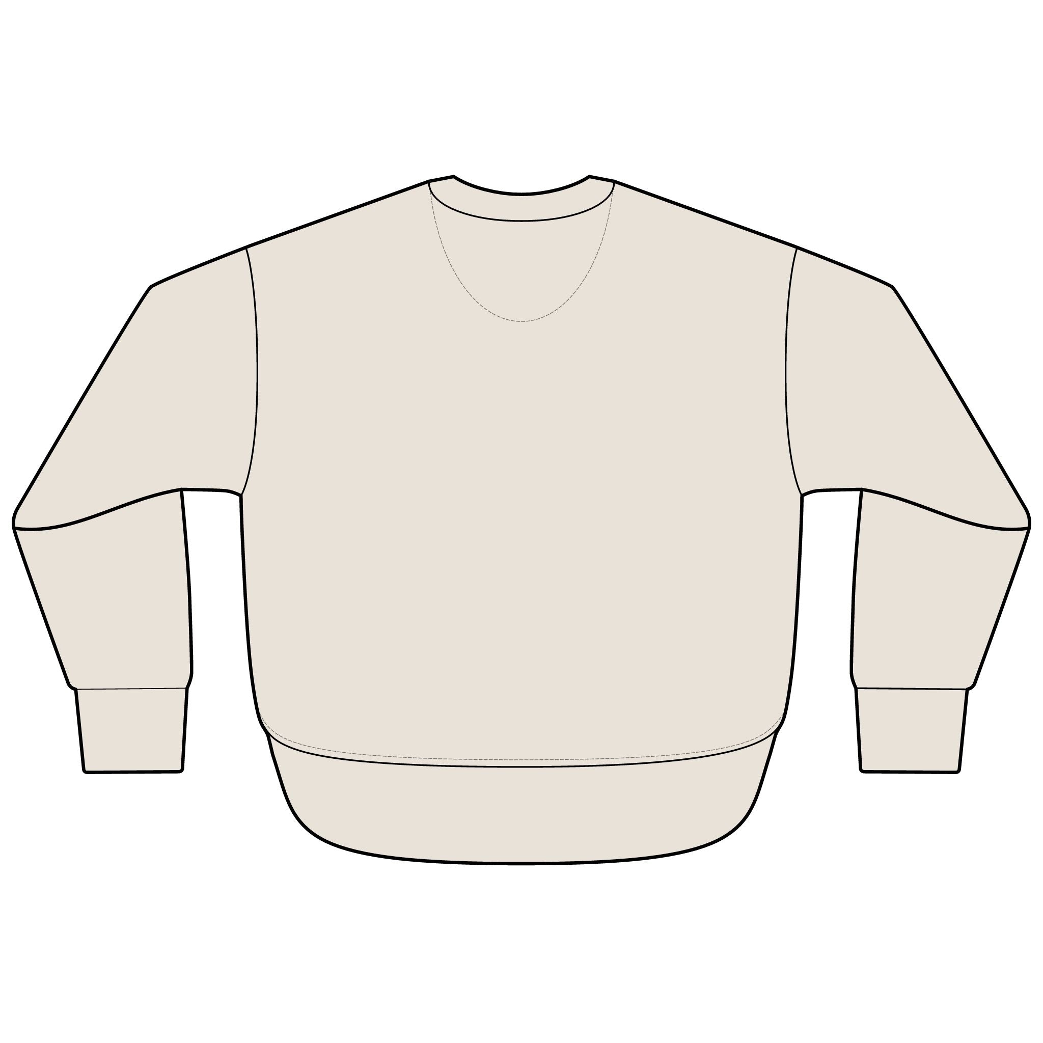 Cool Breezes & Sunsets Soft & Cozy Weekend Fleece Sweatshirt - Raw Edges