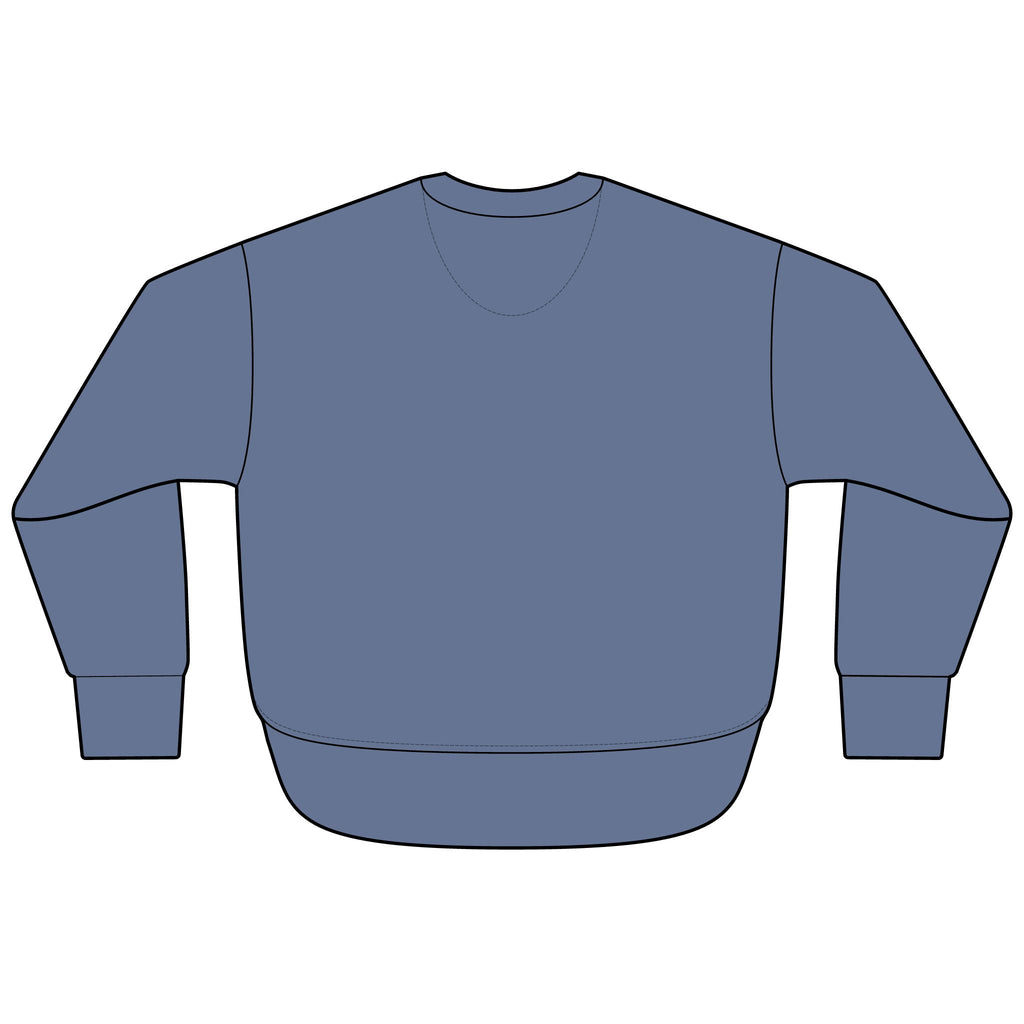 Cool Breezes & Sunsets Soft & Cozy Weekend Fleece Sweatshirt - Raw Edges