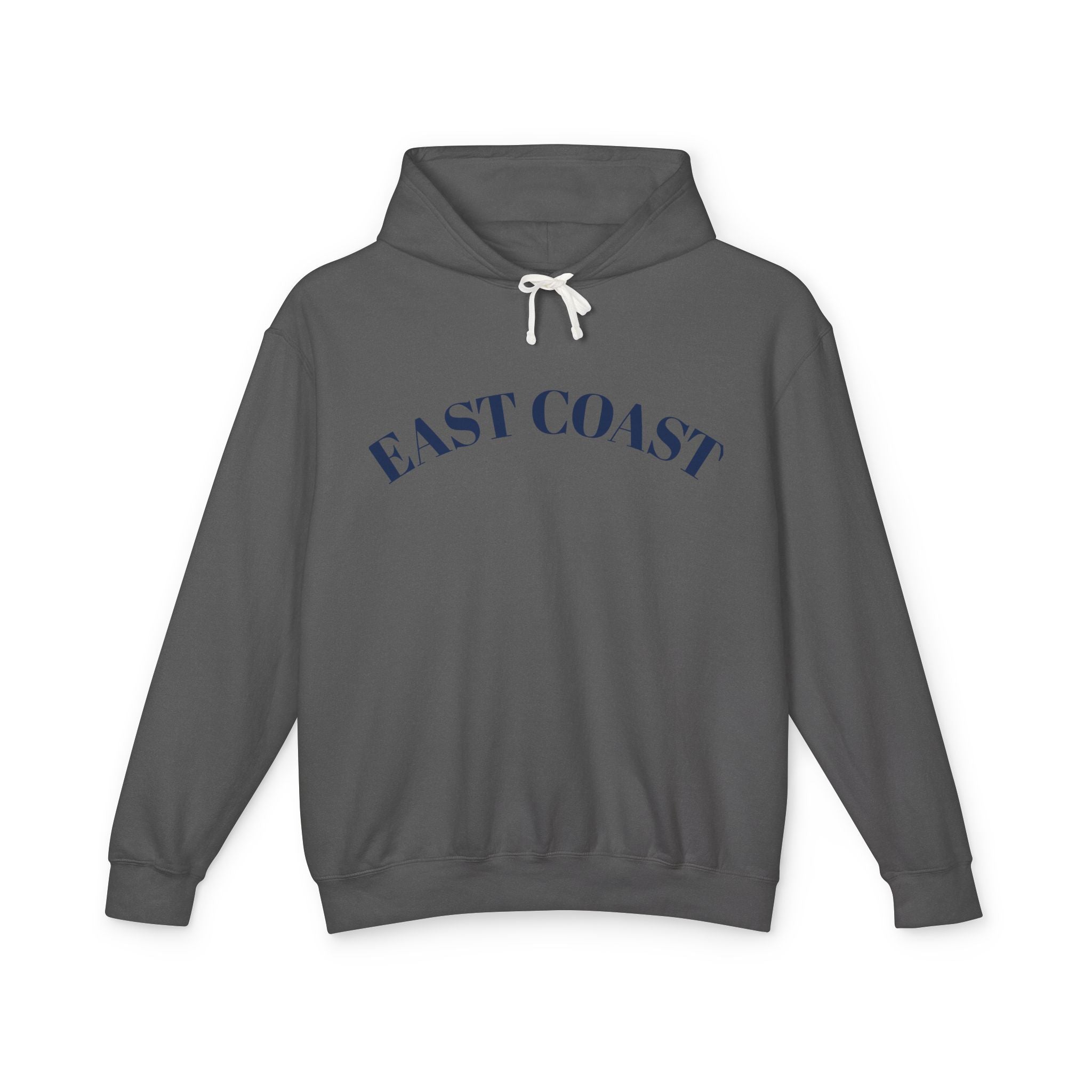 East Coast Hoodie — Nautical Varsity Graphic Lightweight Pullover