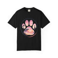 Sunset Paw Tee — Beach Wave Paw Print Unisex Comfort Colors T-Shirt