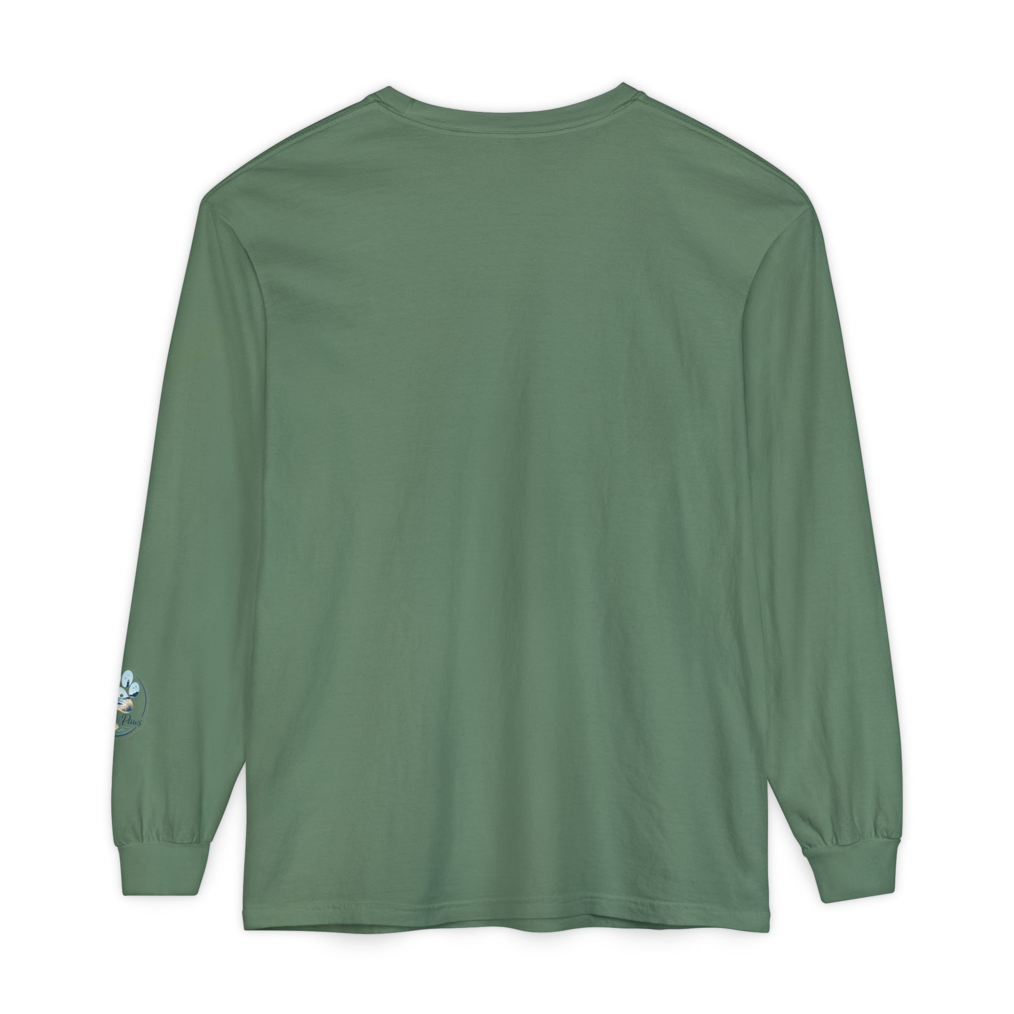 Jeep Girl Long Sleeve Tee — Fall Adventure Pumpkins & Dog Graphic