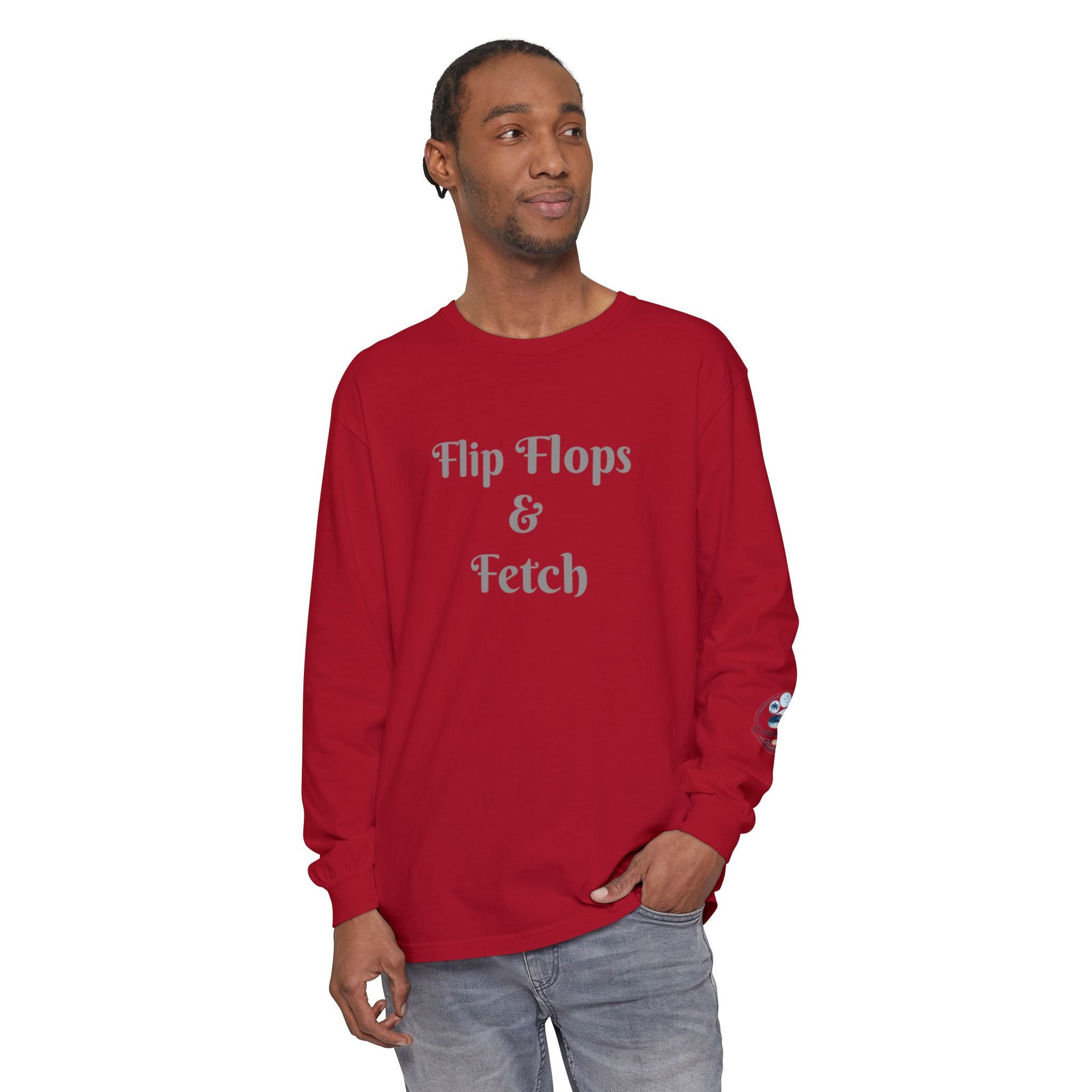 Flip Flops & Fetch Long Sleeve T-Shirt