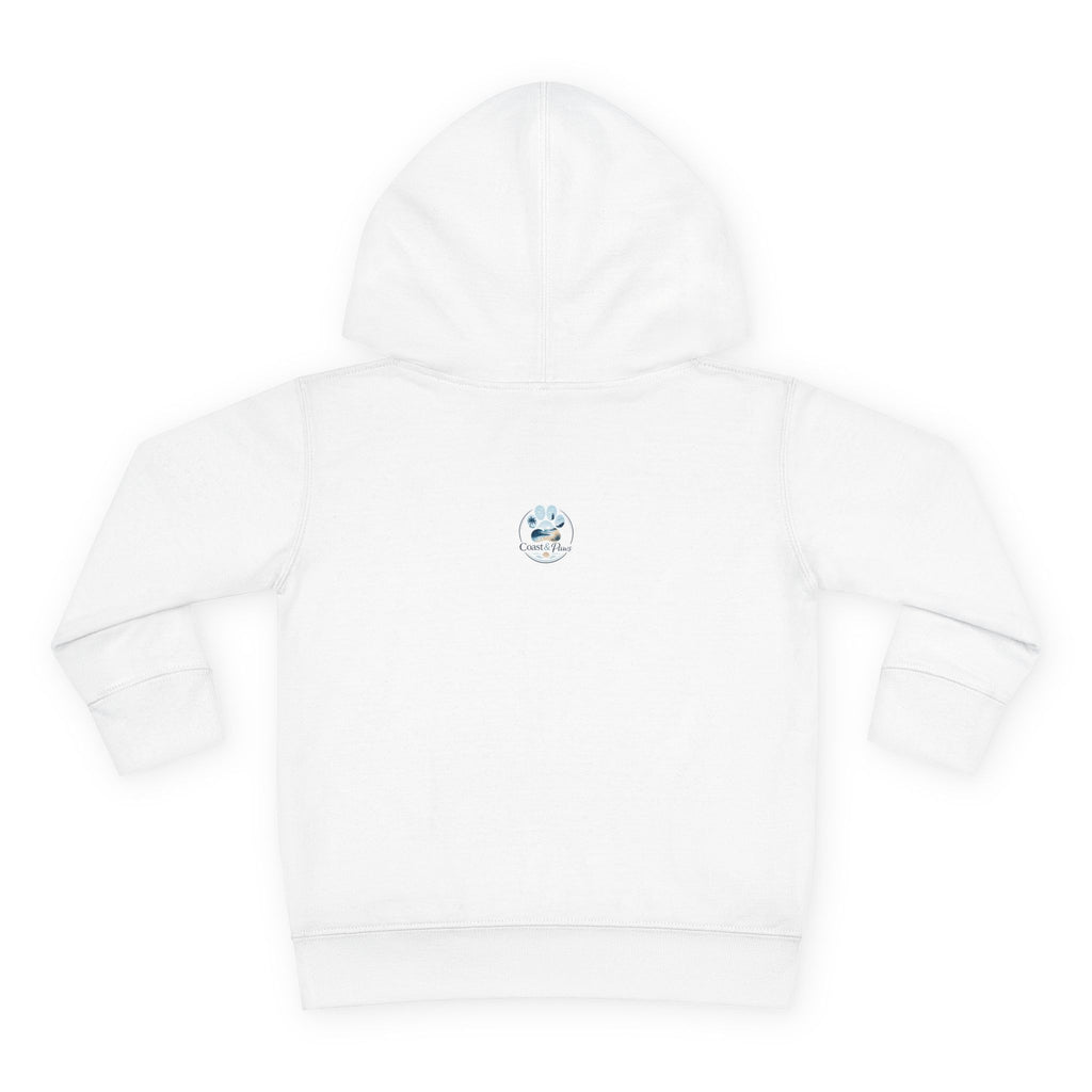 Toddler Hoodie — Golden Retriever with Bandana Graphic