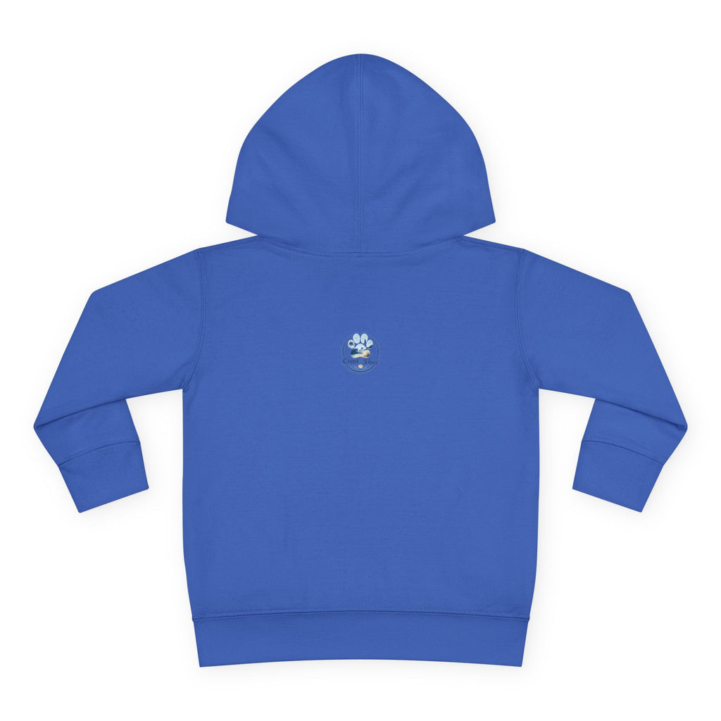 Toddler Hoodie — Golden Retriever with Bandana Graphic