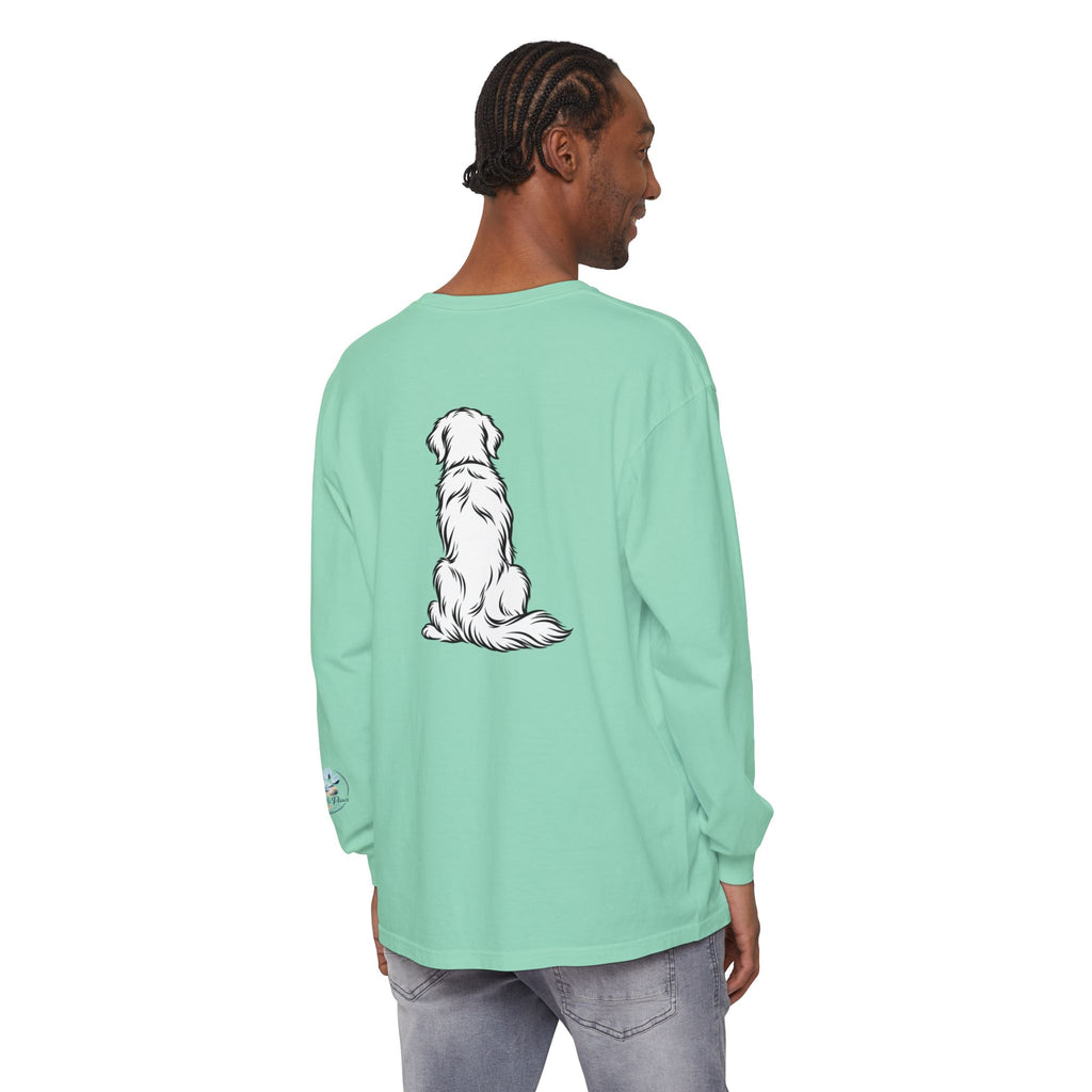 Golden Retriever Front & Back Unisex Long Sleeve Tee
