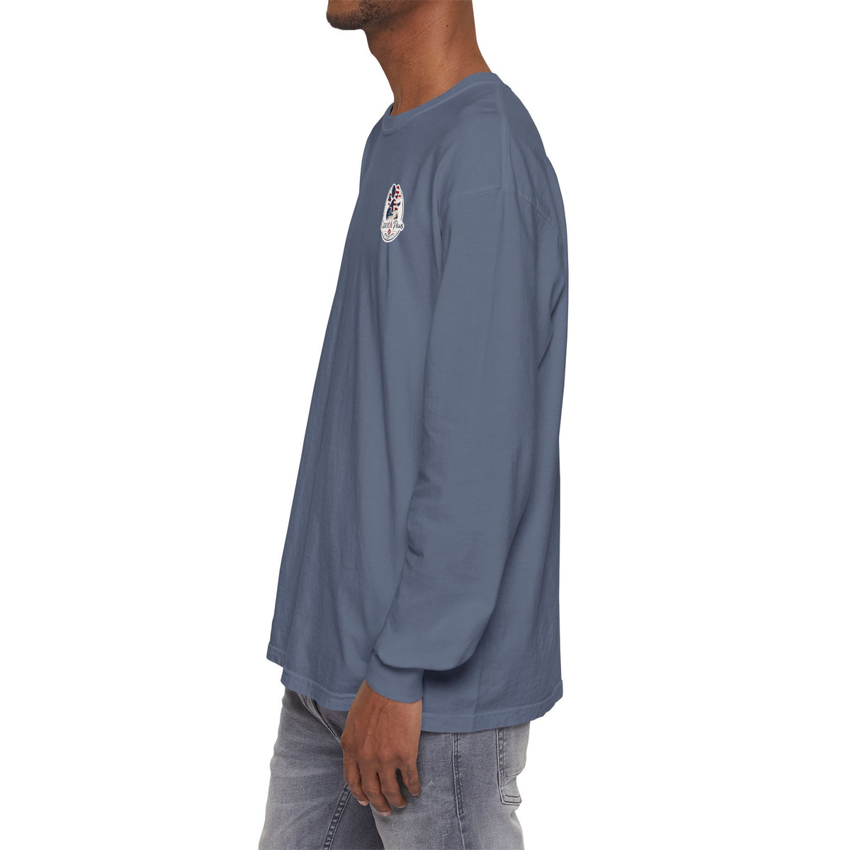 Patriotic Coast & Paws Signature Long Sleeve T‑Shirt