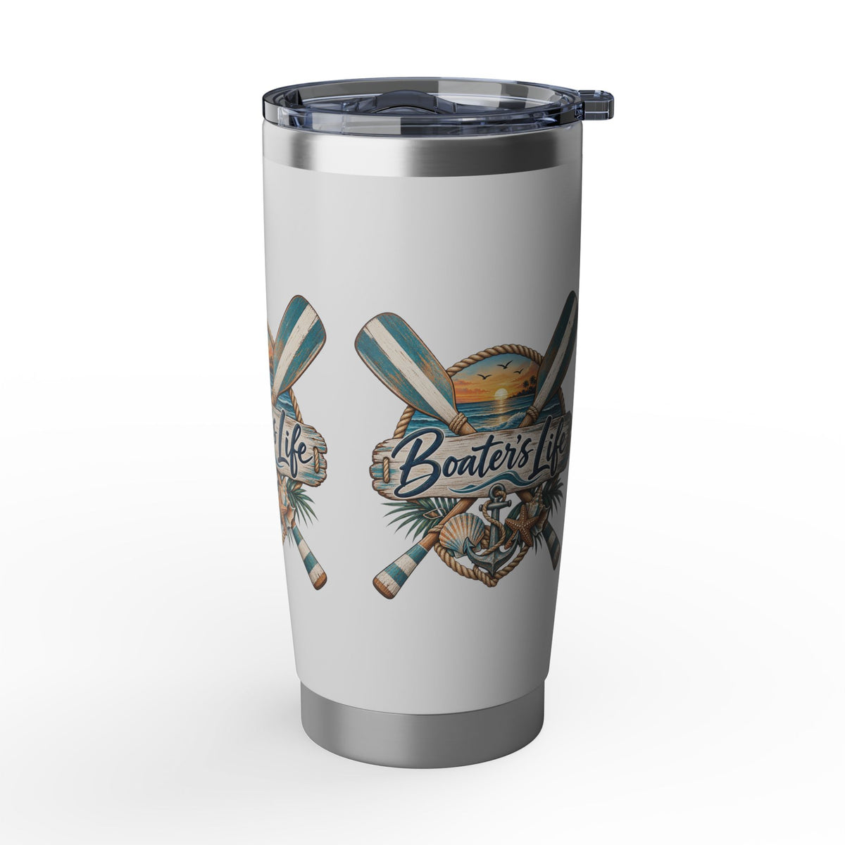 Boater's Life 20oz Tumbler — Insulated Nautical Travel Mug