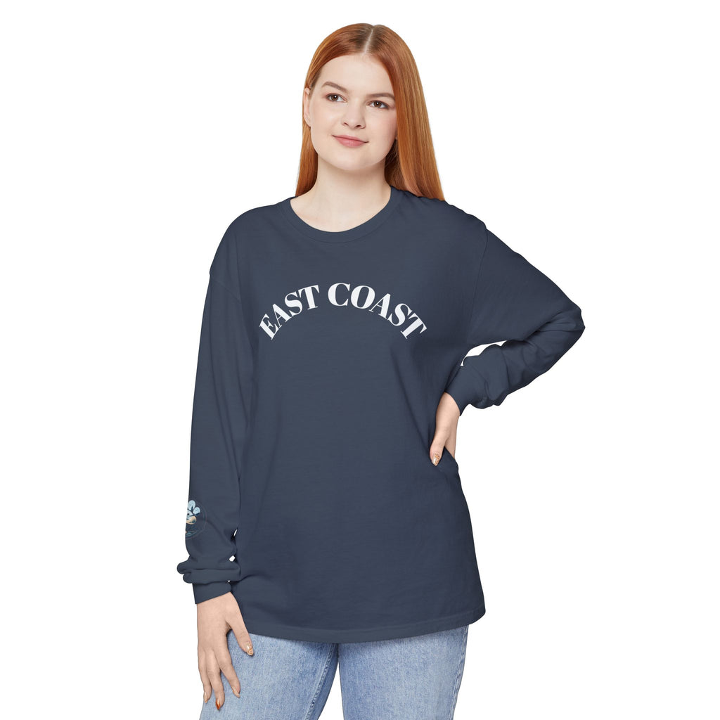 East Coast Long Sleeve Tee — Classic Nautical Graphic