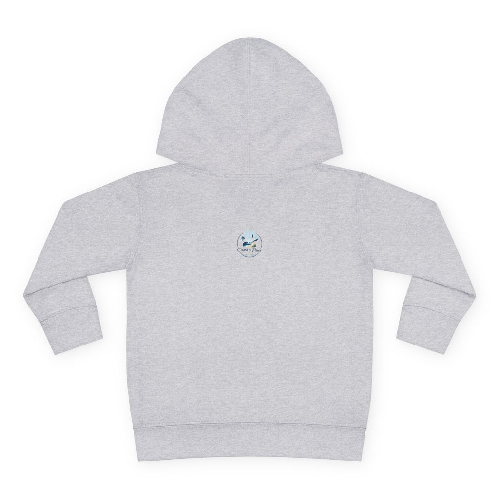 Toddler Hoodie — Golden Retriever with Bandana Graphic