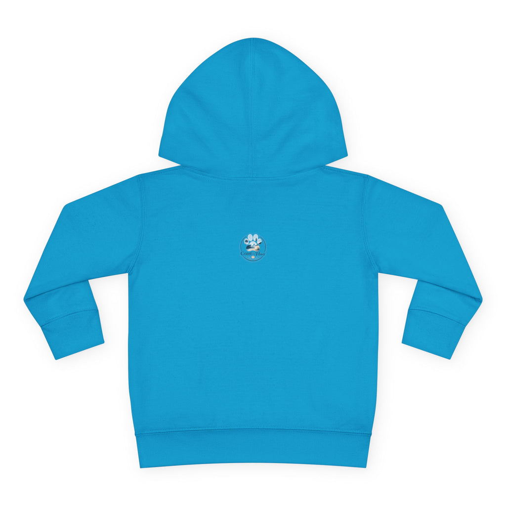 Toddler Hoodie — Golden Retriever with Bandana Graphic
