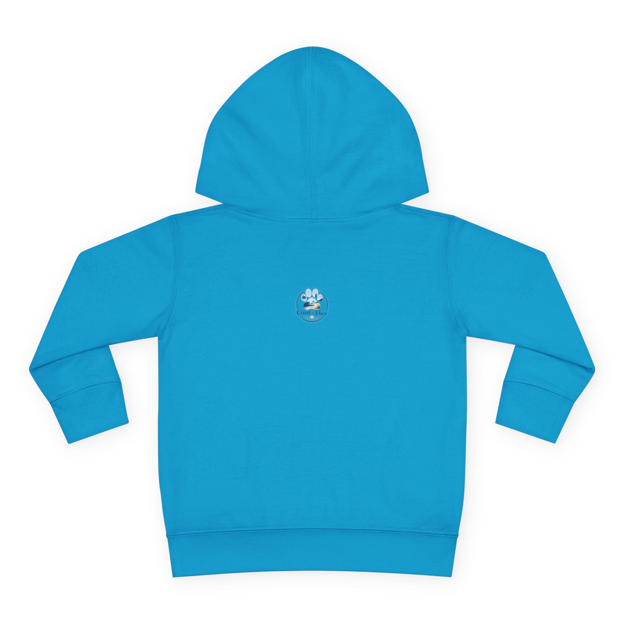 Toddler Hoodie — Golden Retriever with Bandana Graphic