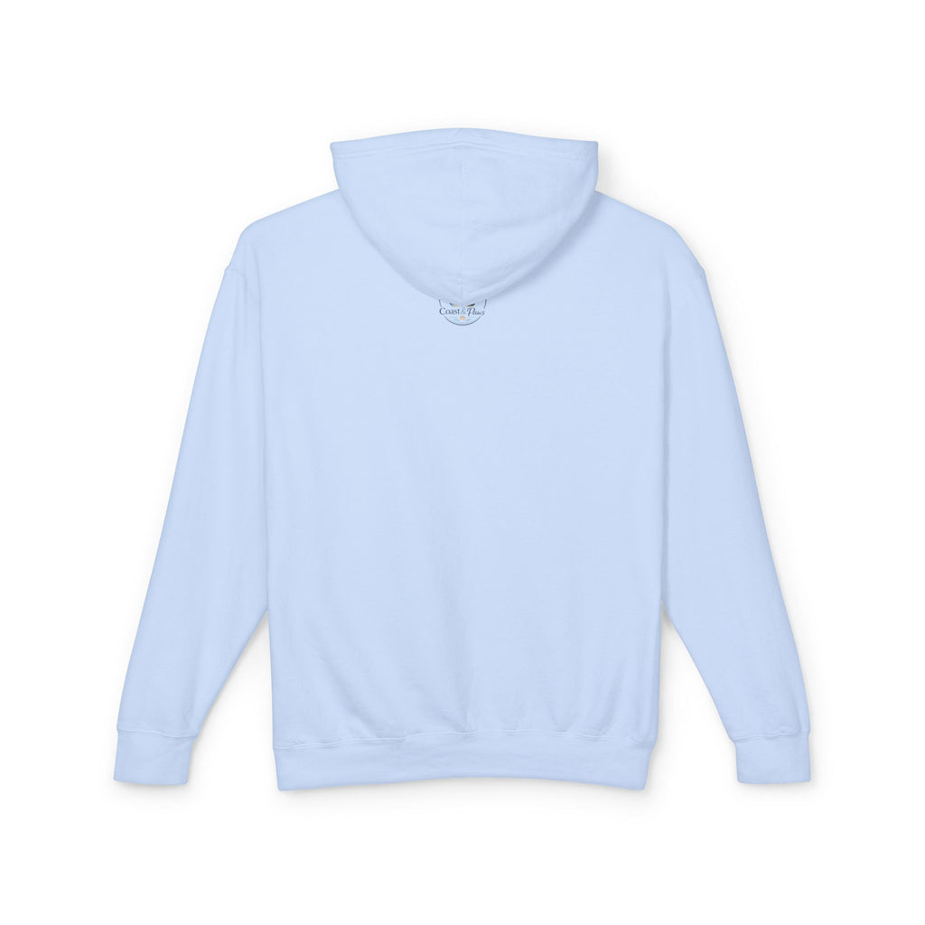 East Coast Hoodie — Nautical Varsity Graphic Lightweight Pullover