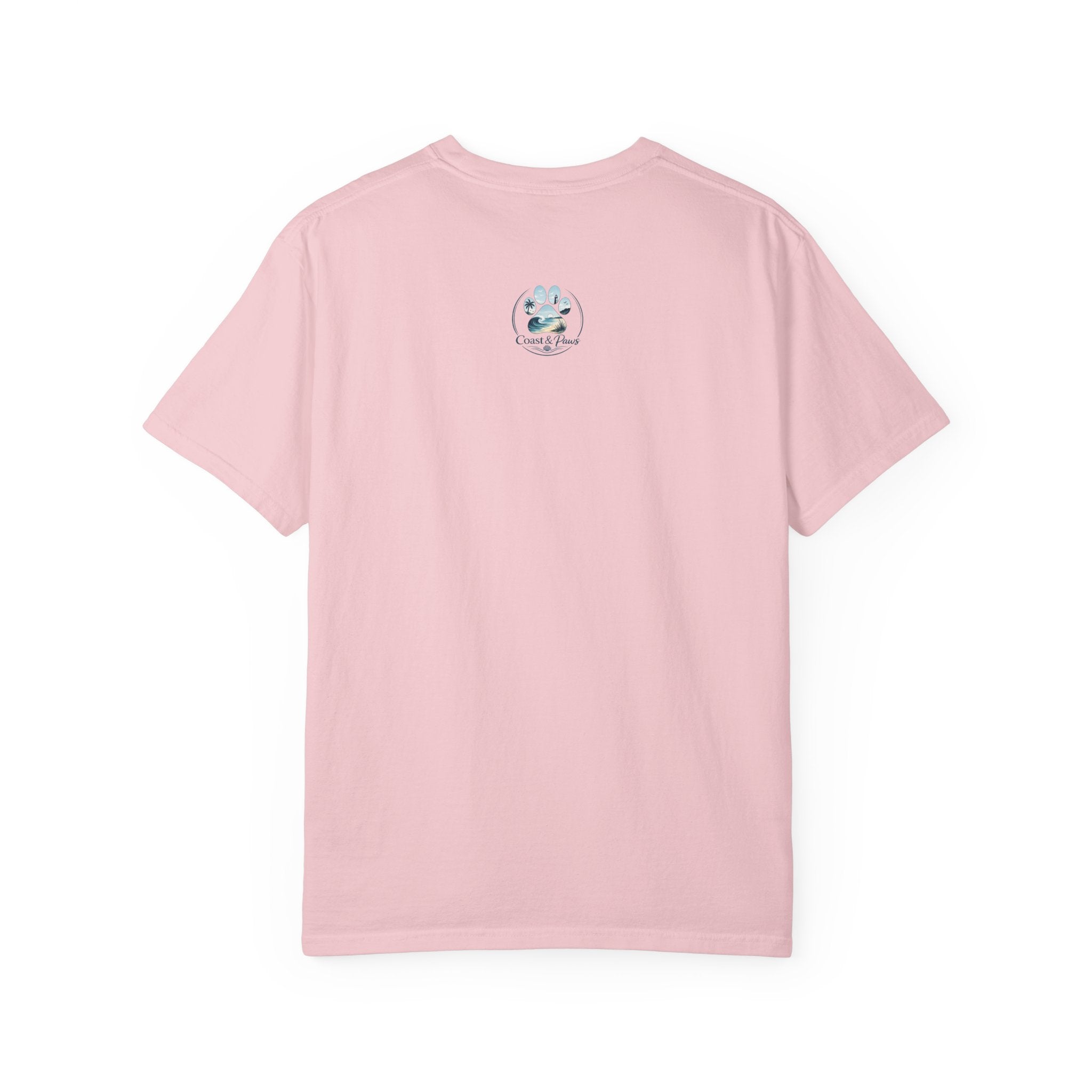 Treat Dealer Beach T-Shirt — Cute Dog Paw Surf Graphic