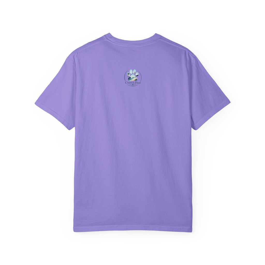 Treat Dealer Beach T-Shirt — Cute Dog Paw Surf Graphic