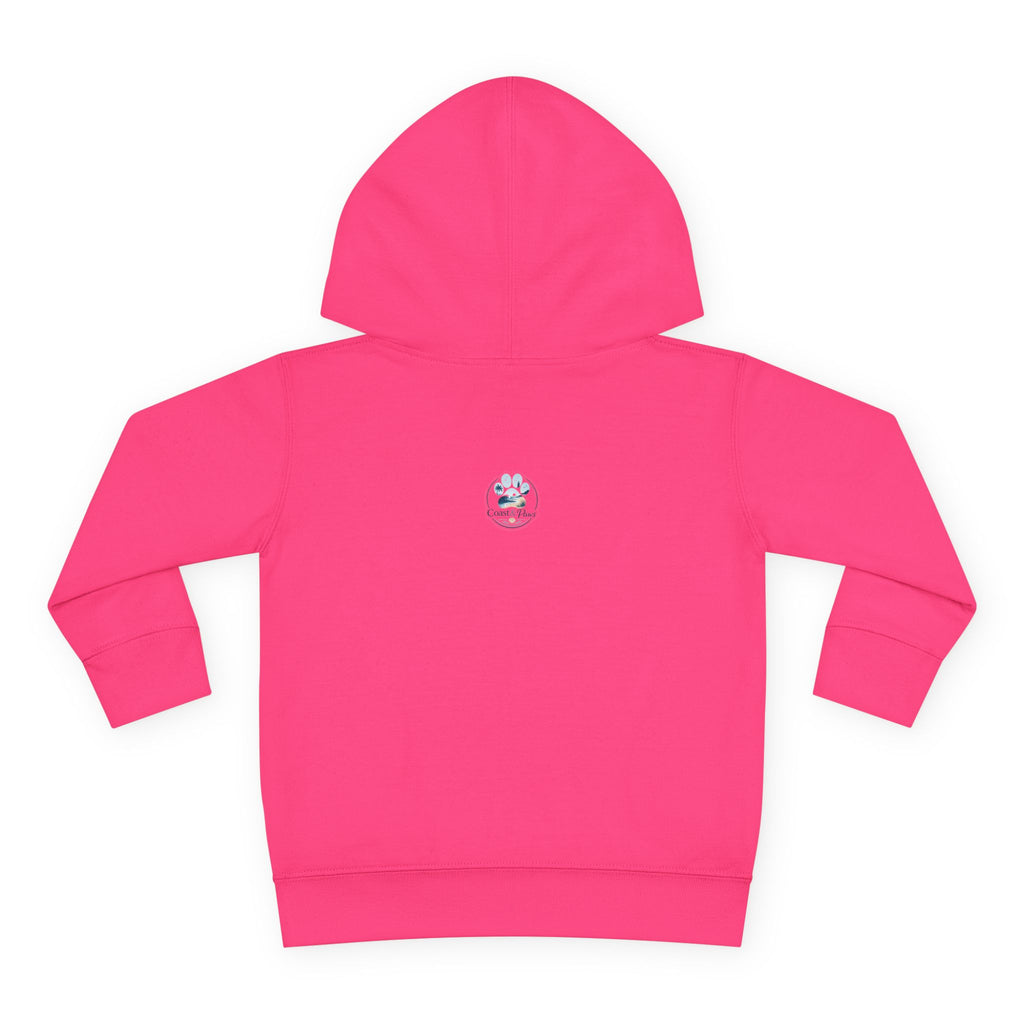 Toddler Hoodie — Golden Retriever with Bandana Graphic