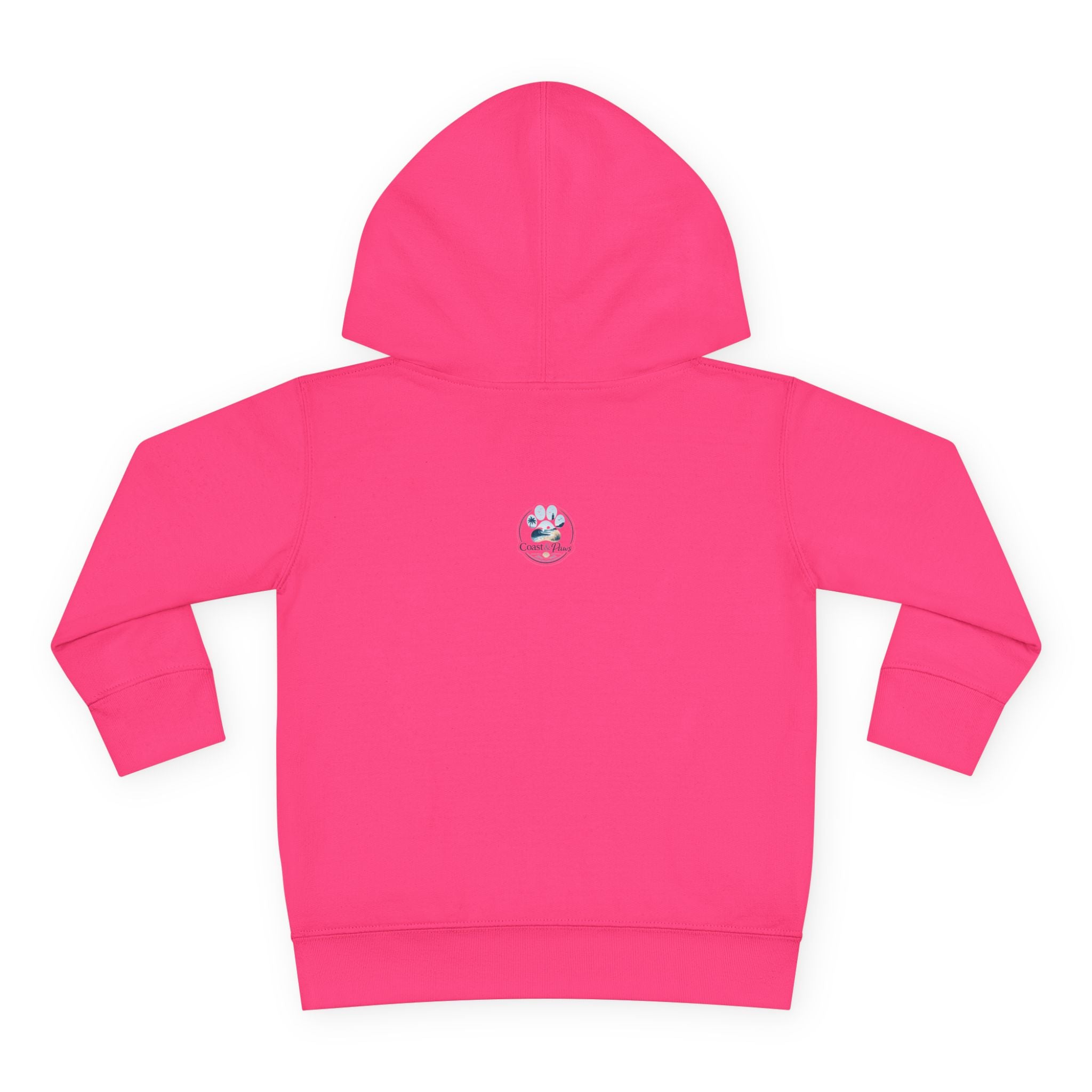 Toddler Hoodie — Golden Retriever with Bandana Graphic